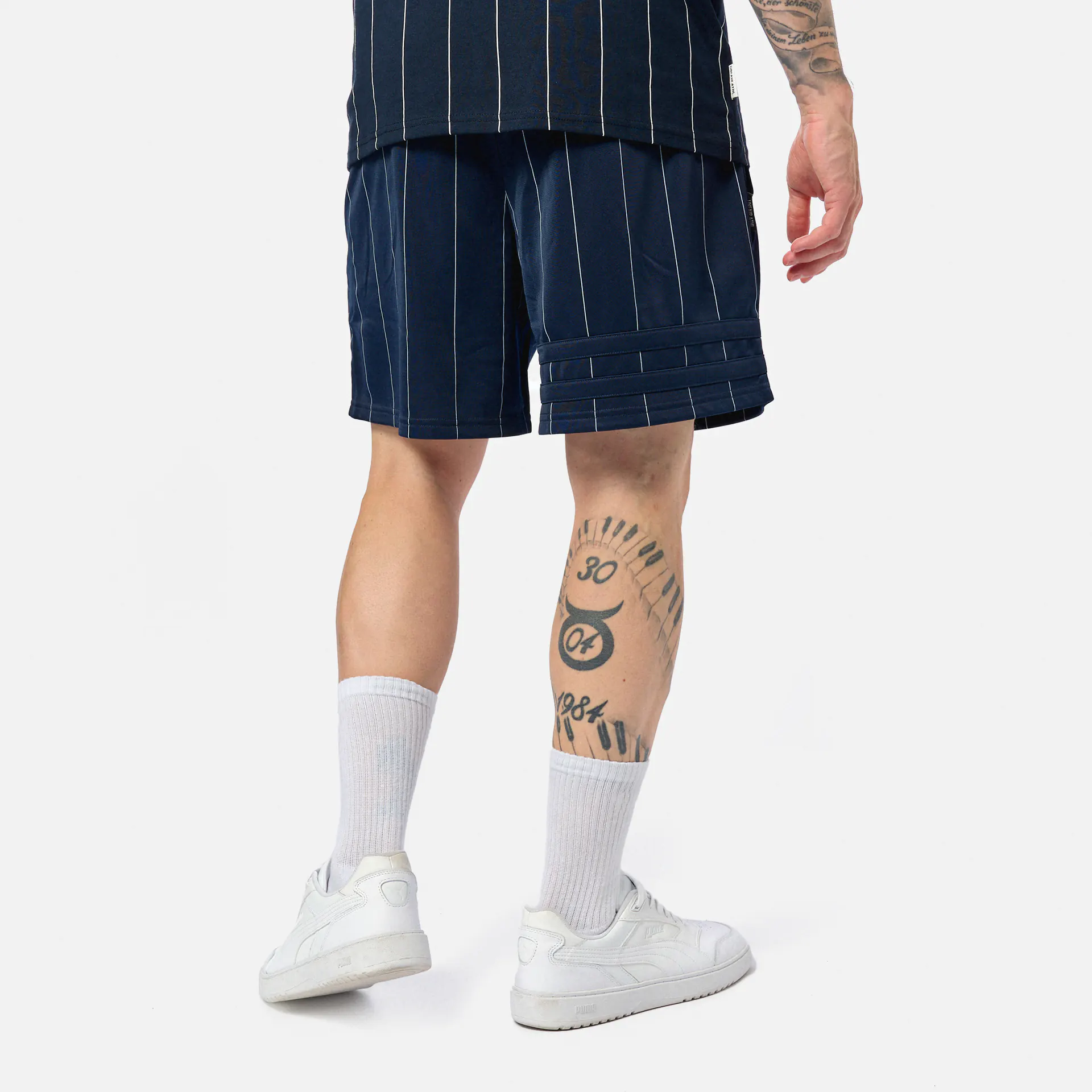 Unfair Athletics DMWU Athletics Shorts Pinstripes Navy