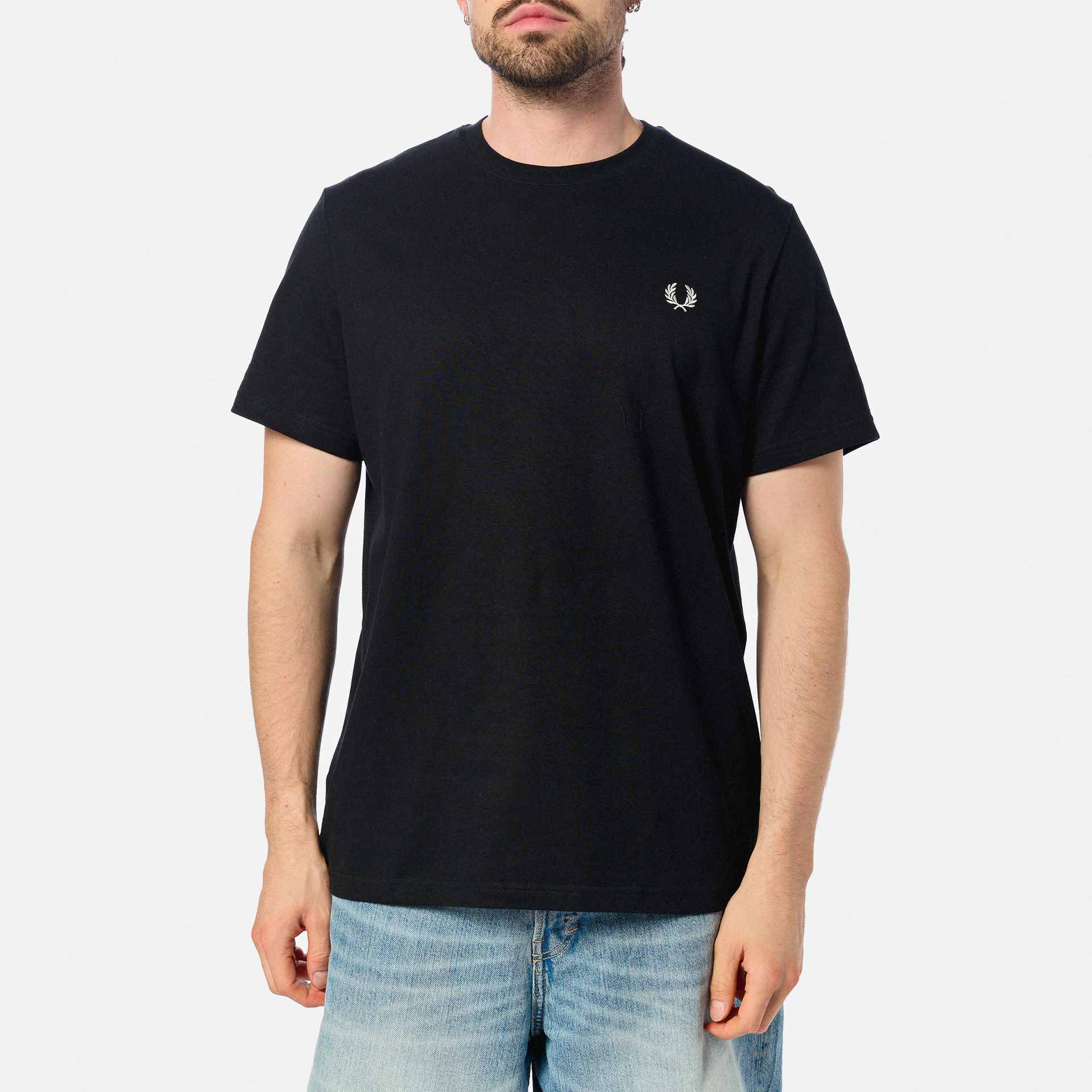 Fred Perry Bold Branding T-Shirt Black