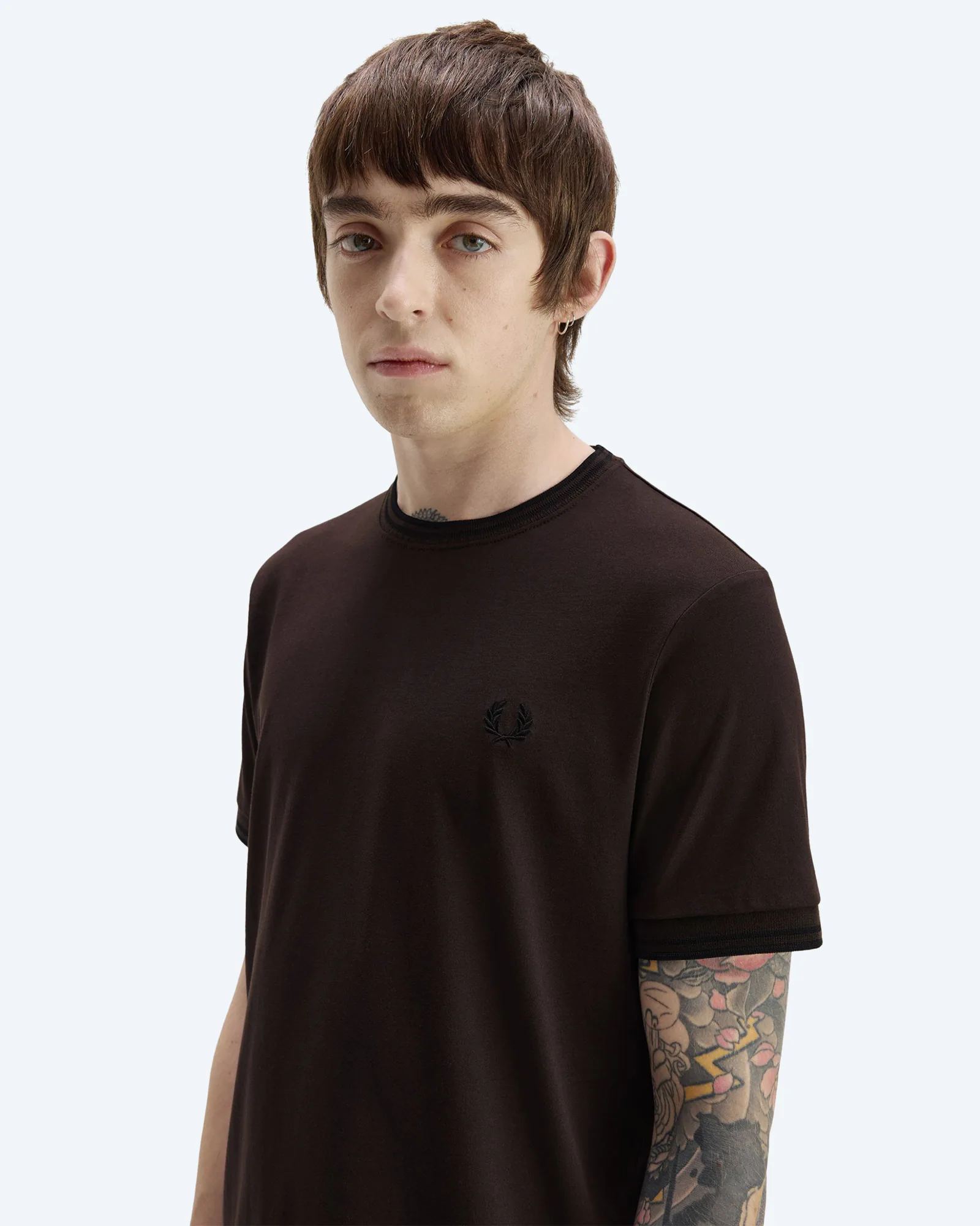 Twin Tipped T-Shirt Rich Brown/Black