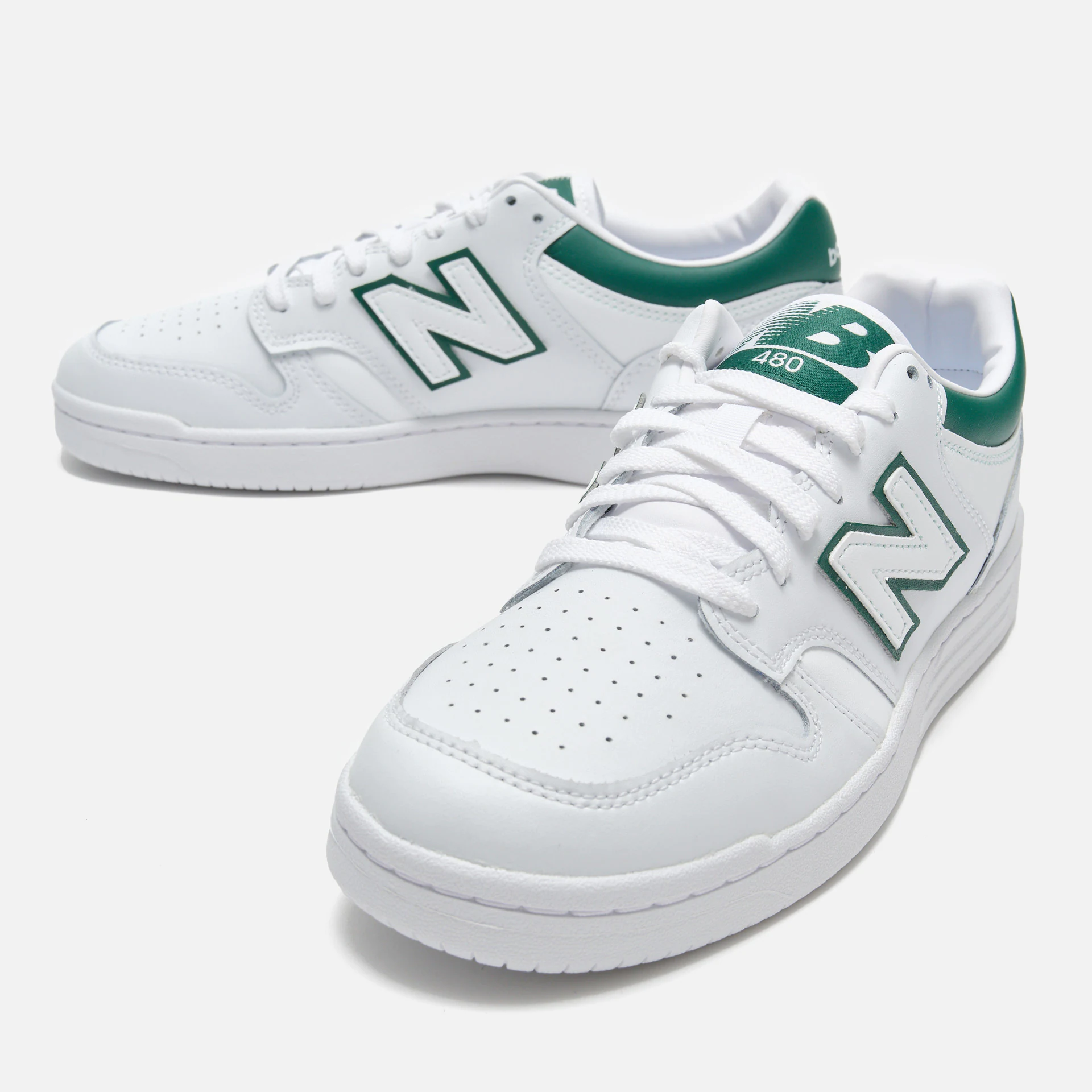 New Balance BB480LV1 Sneaker White/Timberwolf