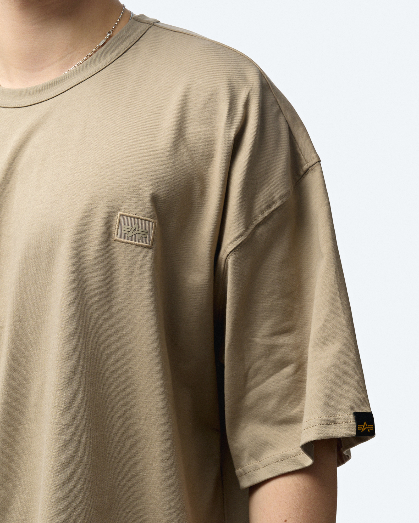 Alpha Industries Heavy Essentials Relaxed T-Shirt Vintage Sand