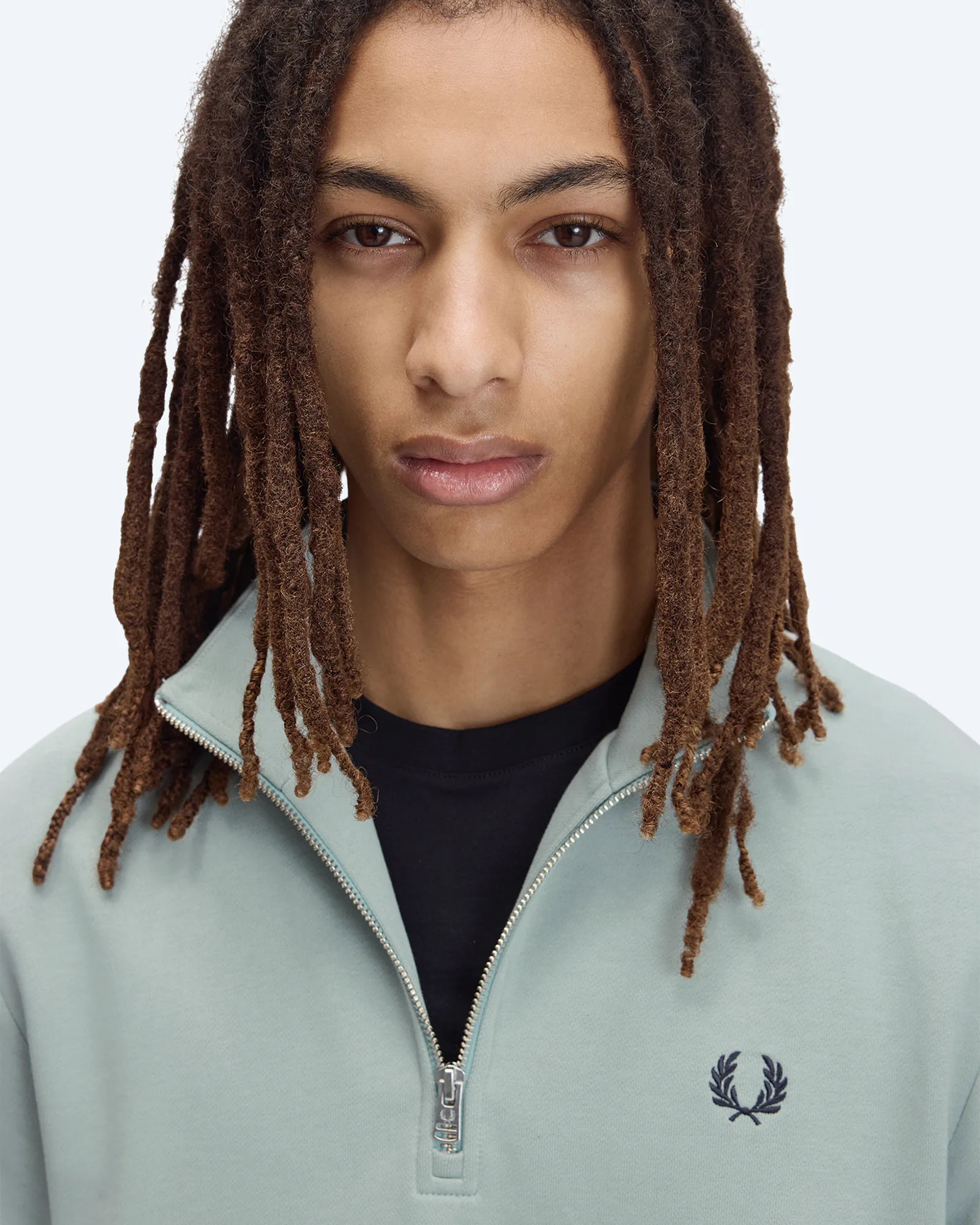 Half Zip Sweatshirt Silverblue/Dark Airforce/Dark Airforce
