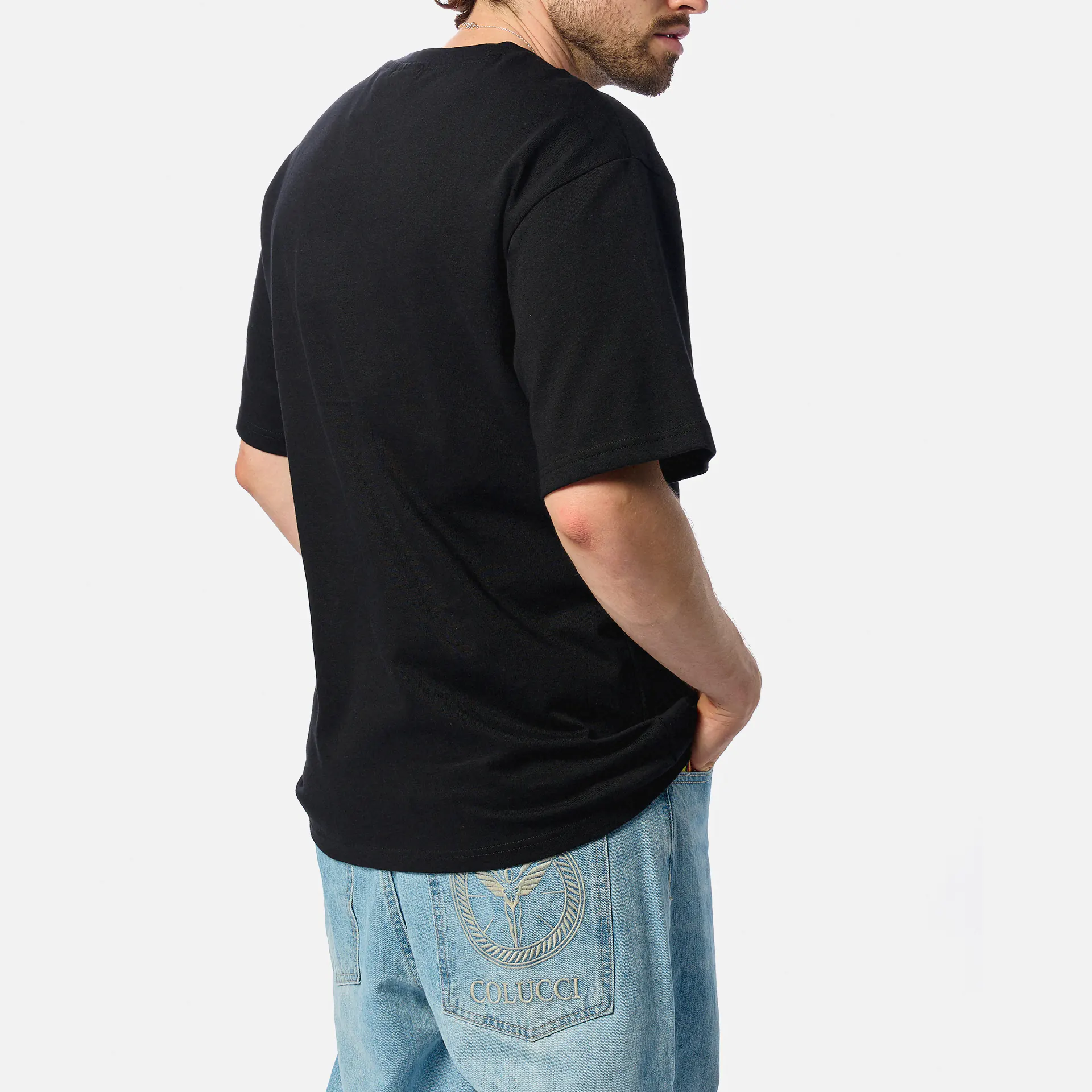 Colucci Logo T-Shirt Ikarus Circle Black/White