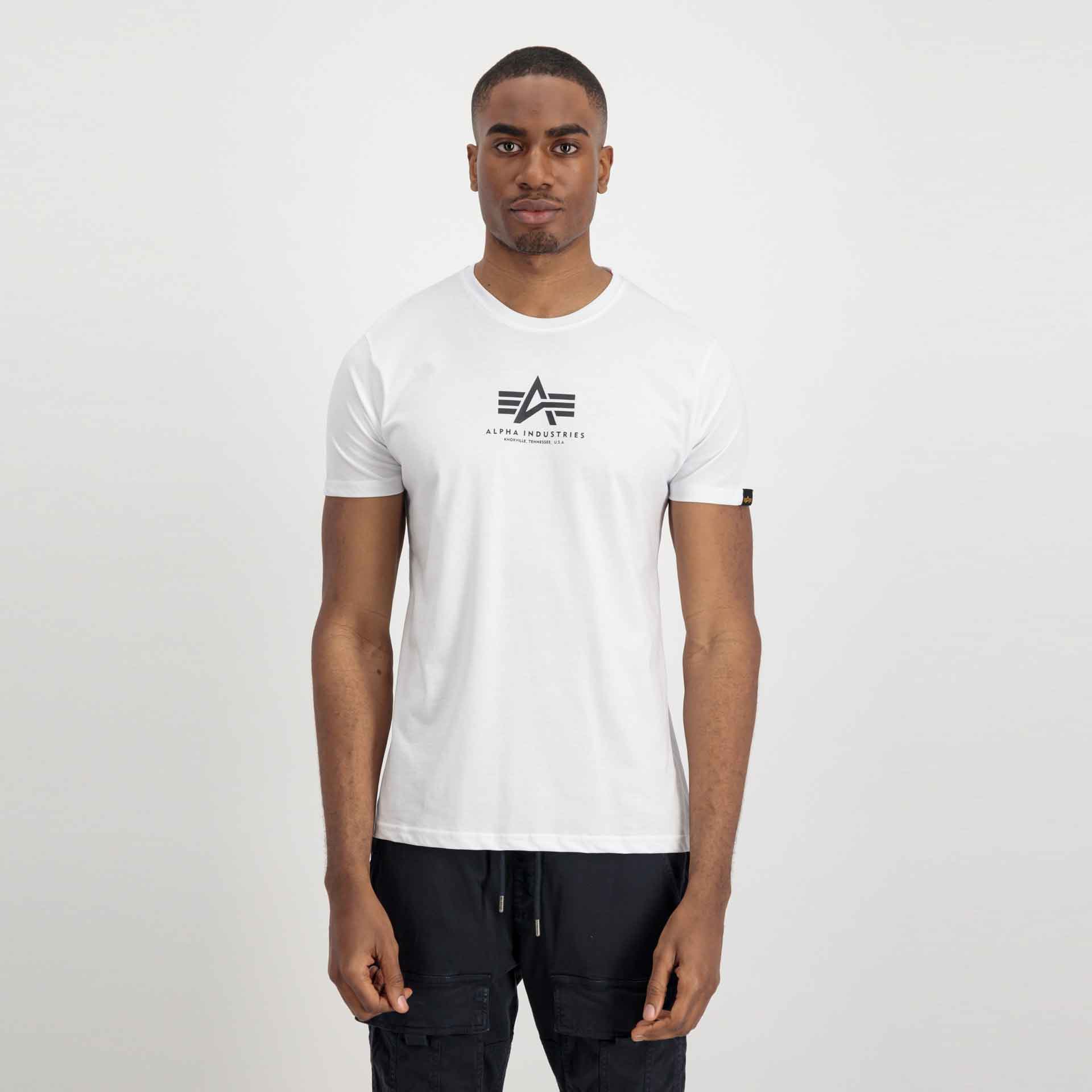 Alpha Industries Basic ML T-Shirt White