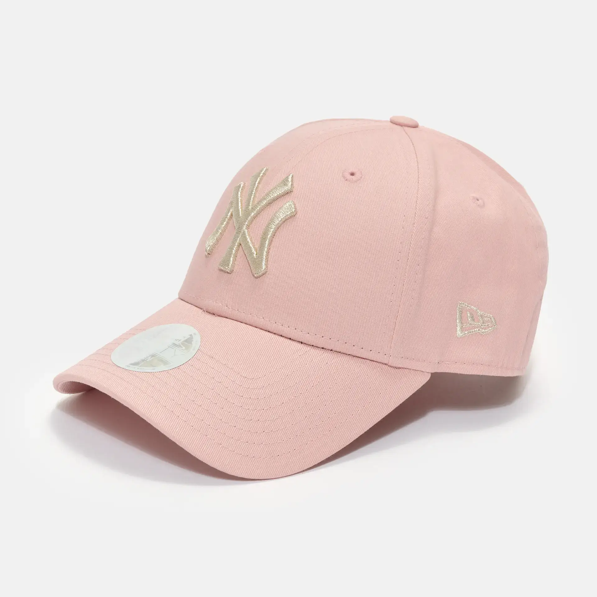 New Era MLB NY Yankees Women's Metallic Logo 9Forty Rose/Metallic