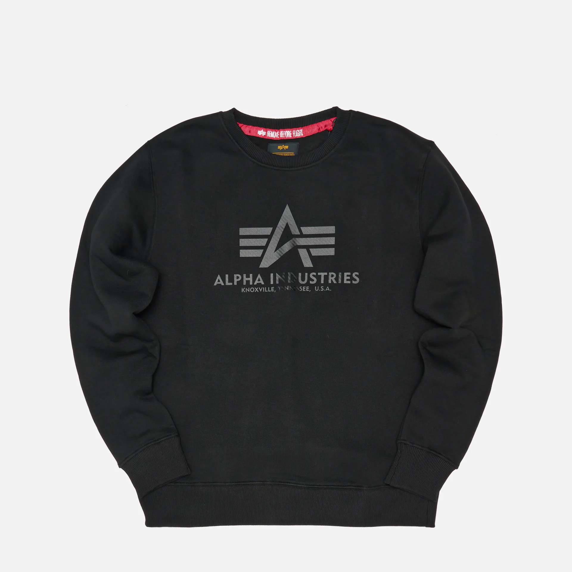 Carbon Black Sweater Basic Industries Alpha