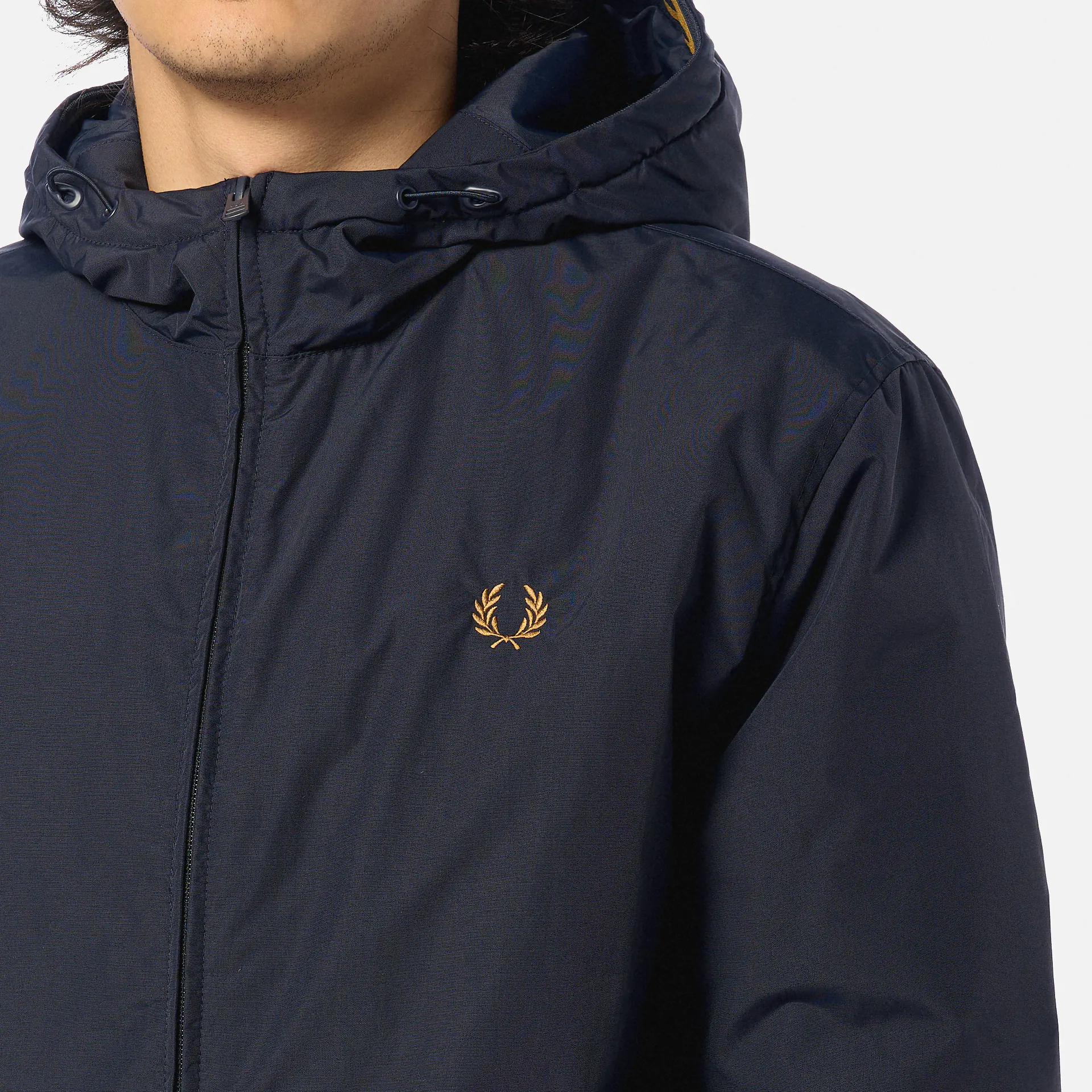 Fred Perry Hooded Brentham Jacket Navy