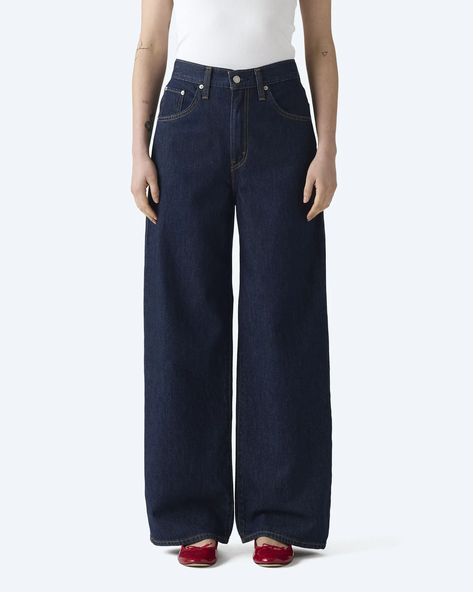 Cinch Baggy Dark Indigo Flat Finish Jeans Reign Of The Rinse