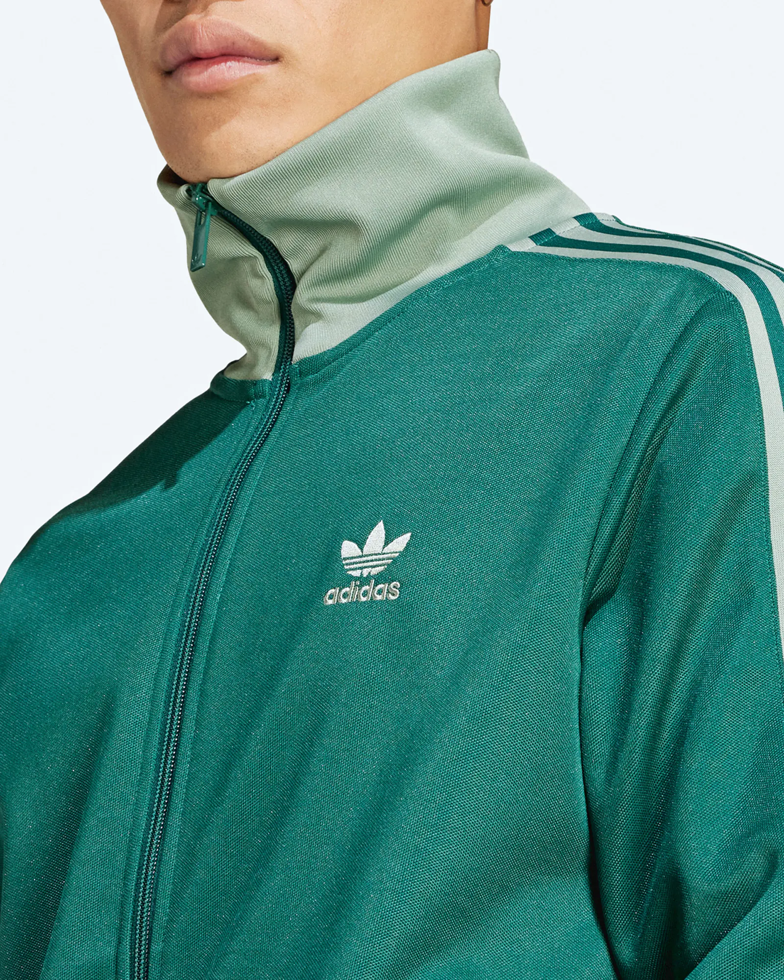 adidas adicolor Classic Beckenbauer Track Jacket Collegiate Green/Silver Green adidas adicolor Classic Beckenbauer Track Jacket Collegiate Green/Silver Green