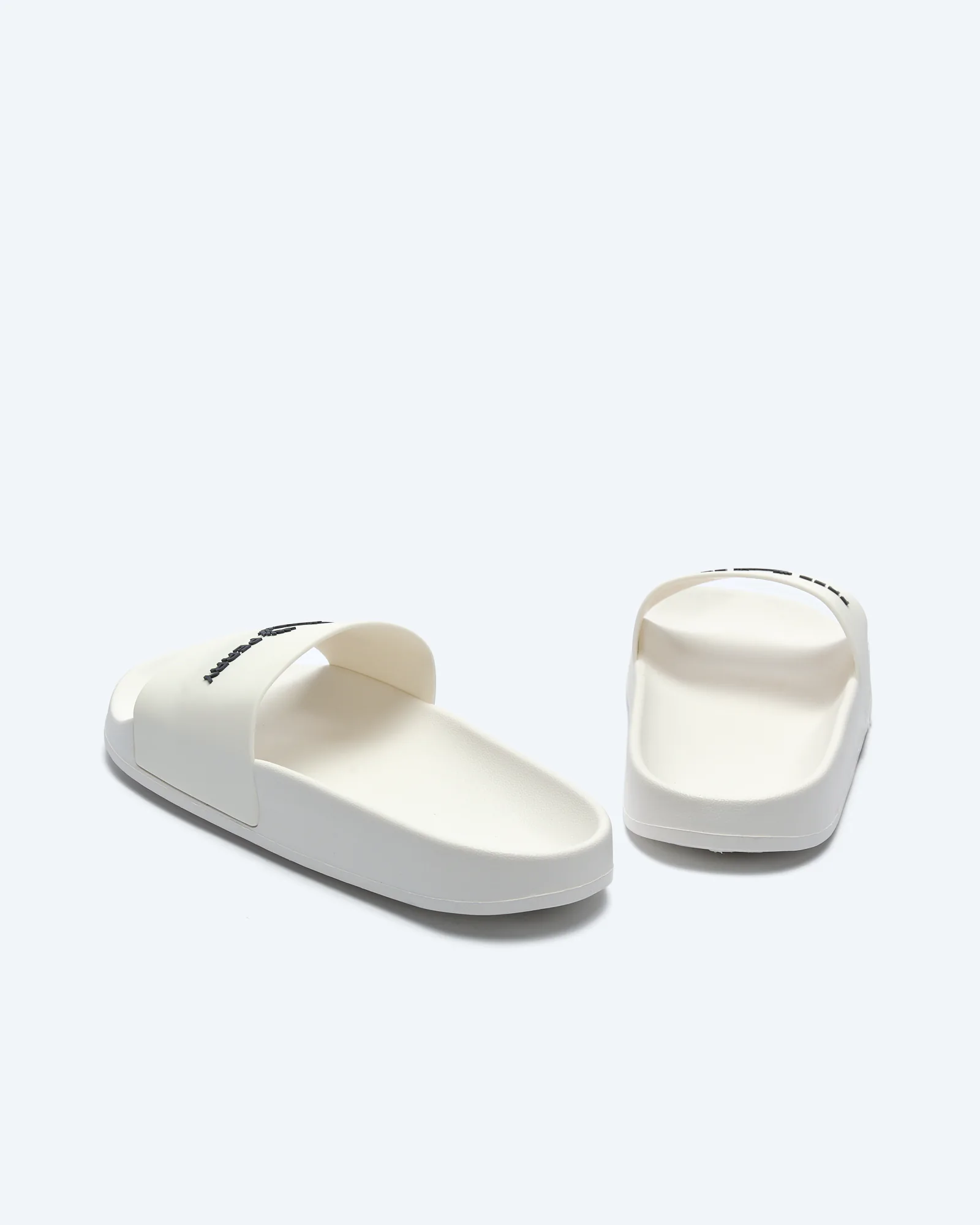 Fred Perry Branded Slides White