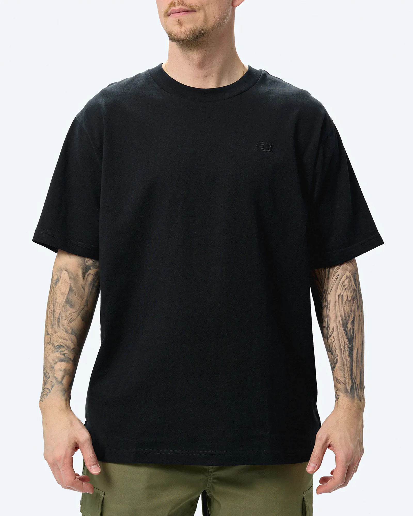 New Balance Athletics Cotton T-Shirt Black New Balance Athletics Cotton T-Shirt Black