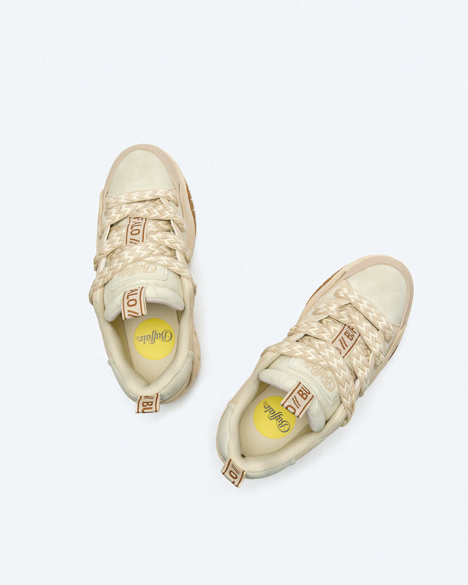 Buffalo Hero Skate Vegan Nubuck Sneaker Cream/Beige Buffalo Hero Skate Vegan Nubuck Sneaker Cream/Beige