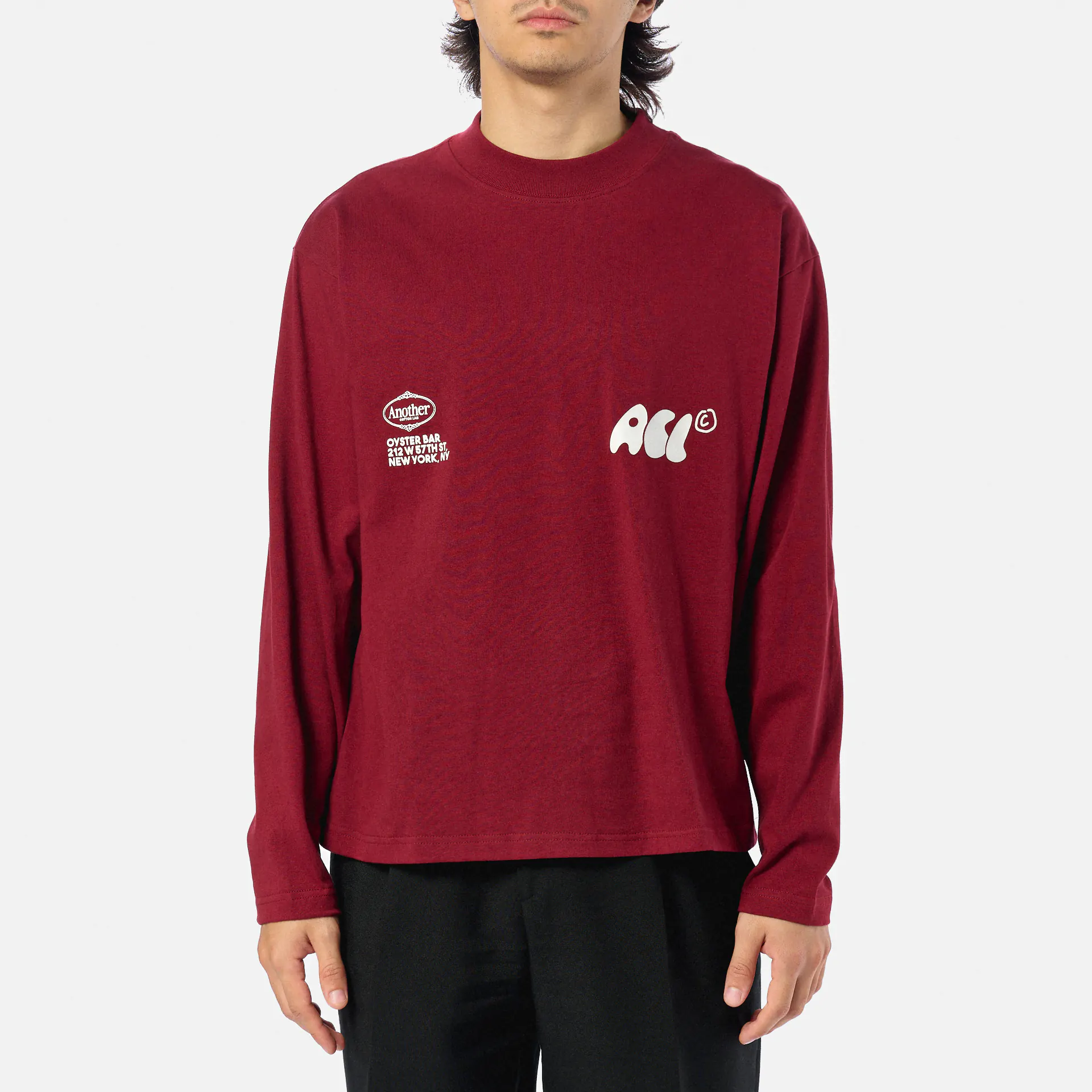 Another Cotton Oyster and Champange Longsleeve Red