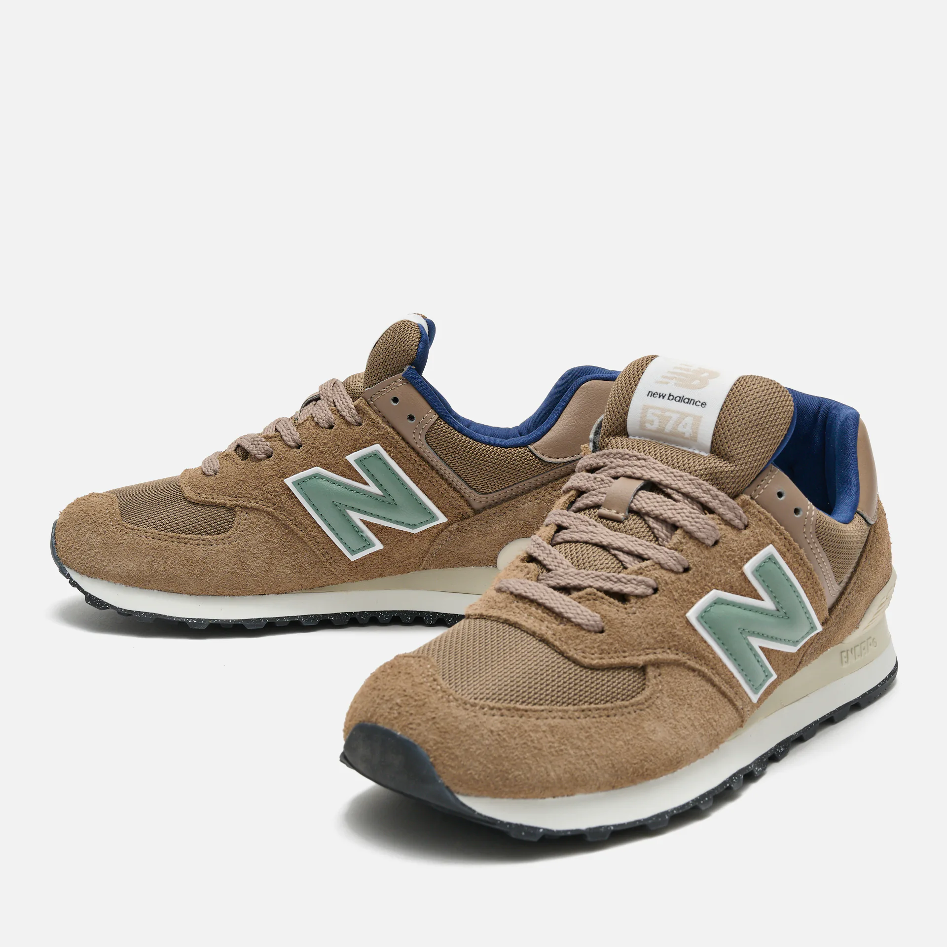 New Balance U574SBB Sneaker Brown/Royal Blue