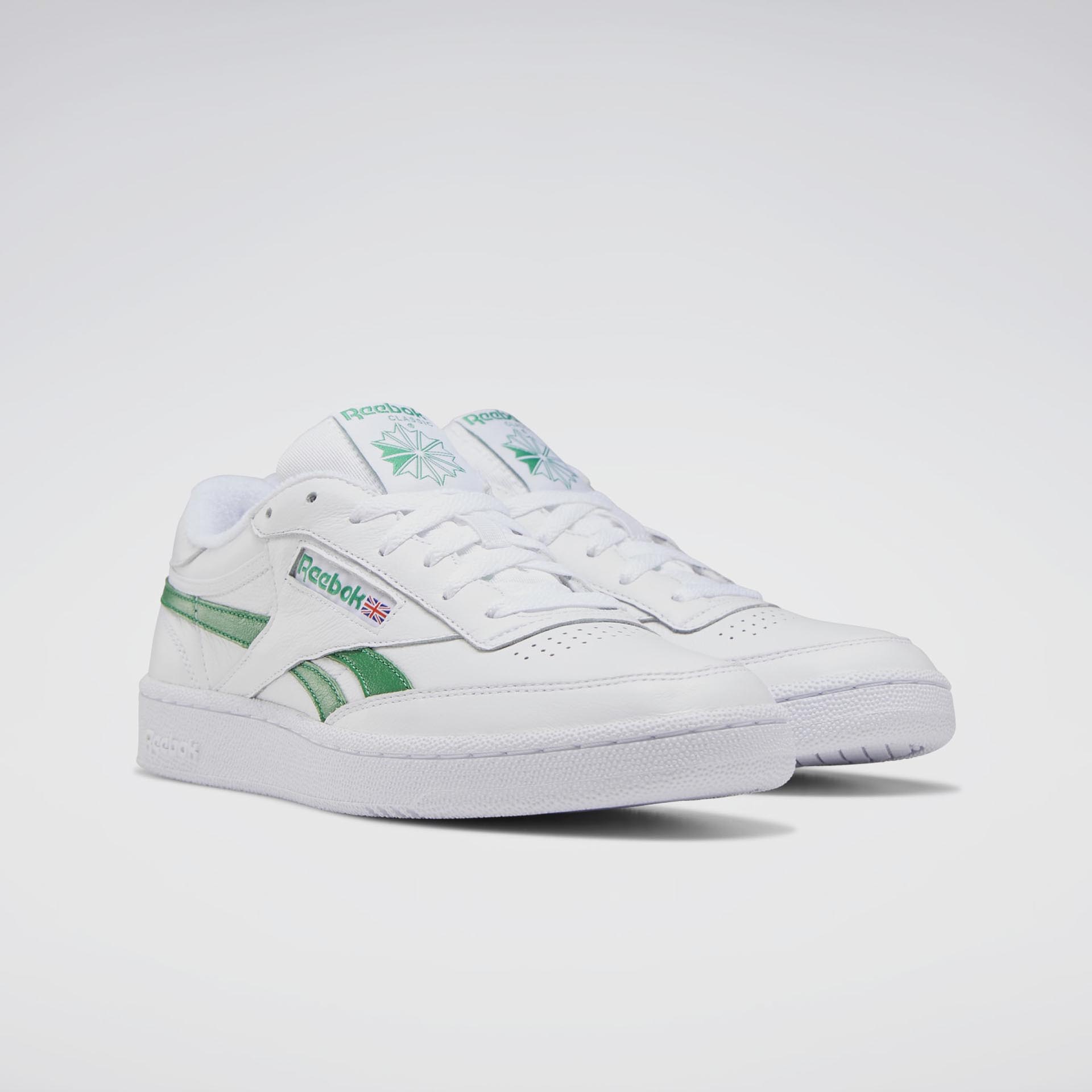 Reebok Club C Revenge Sneaker White/White/Glen Green