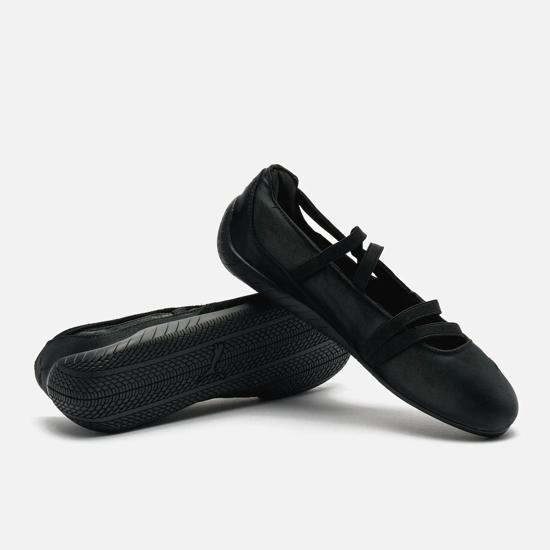 PUMA Speedcat Ballet Satin Sneakers Black/Cool Dark Grey
