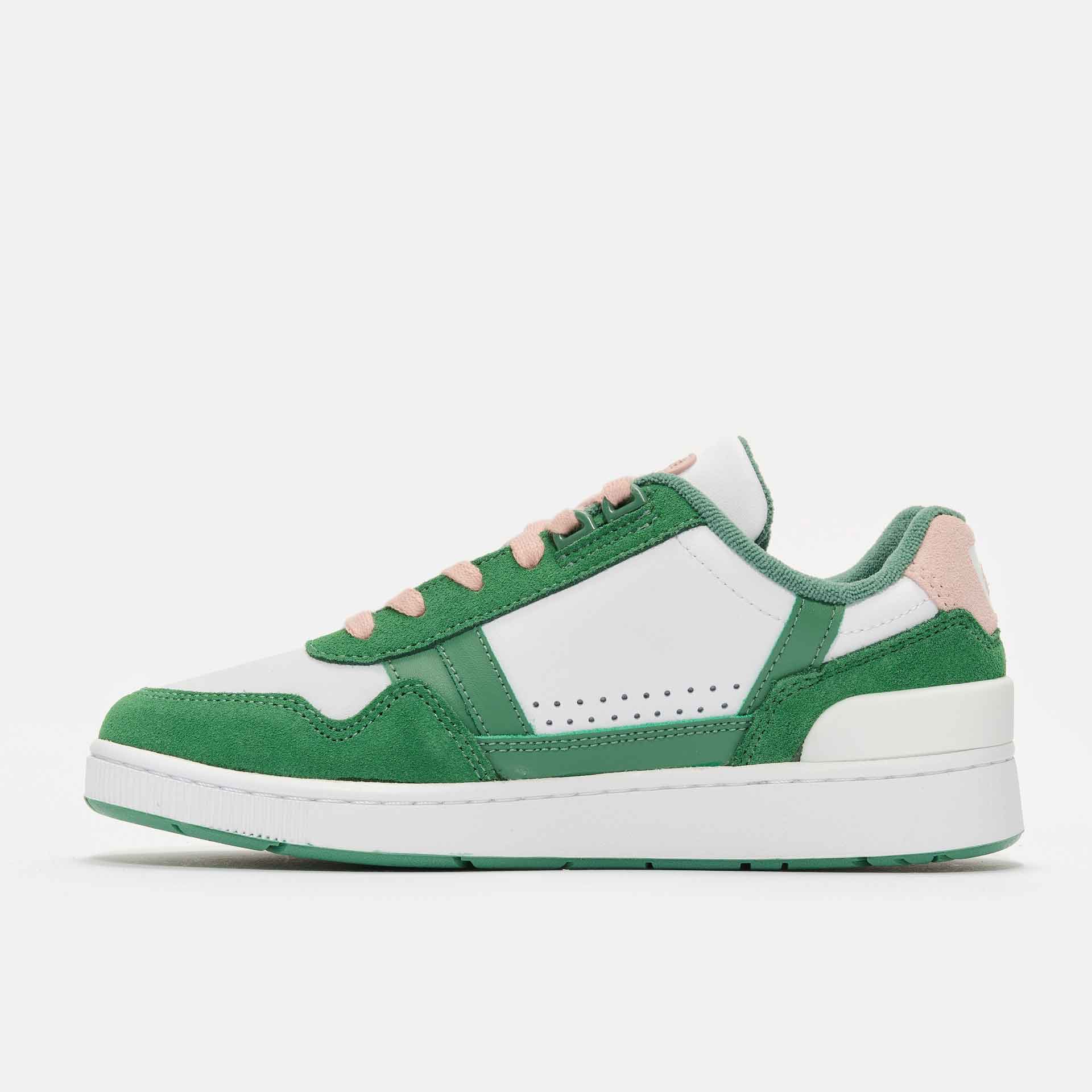 Lacoste T-Clip 123 Sneaker White/Green/Light Pink