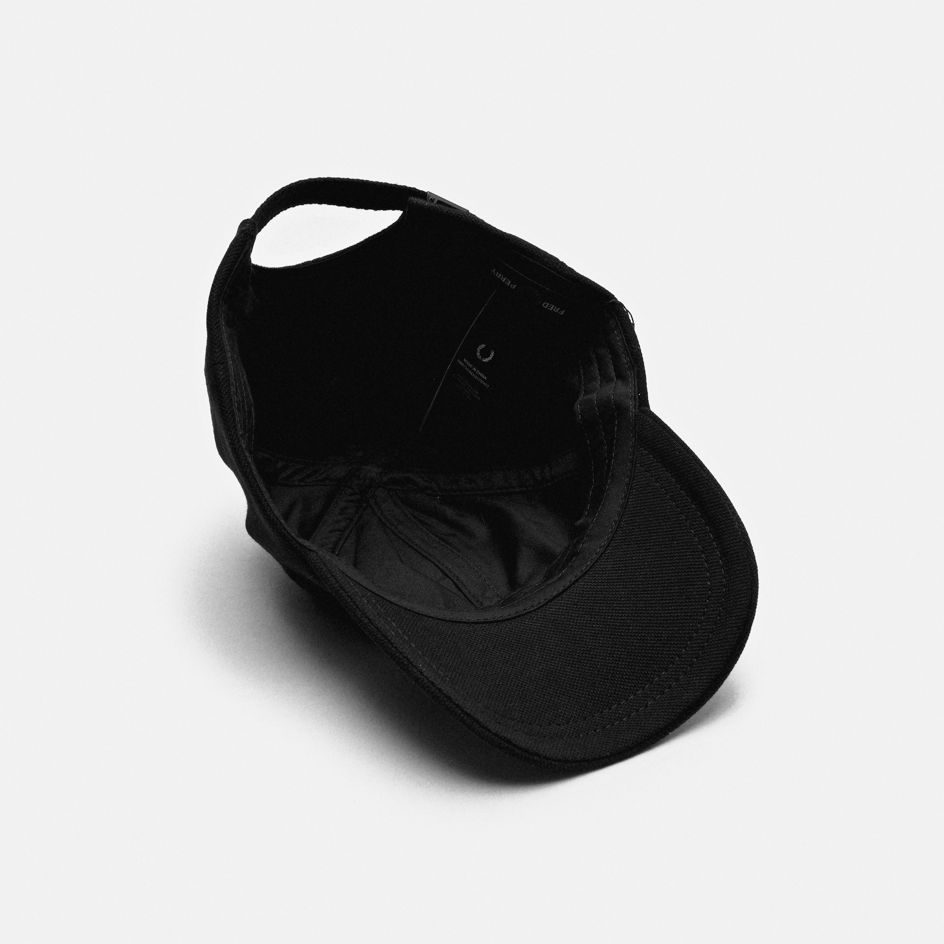 Fred Perry Pique Classic Cap Black/Shaded Stone