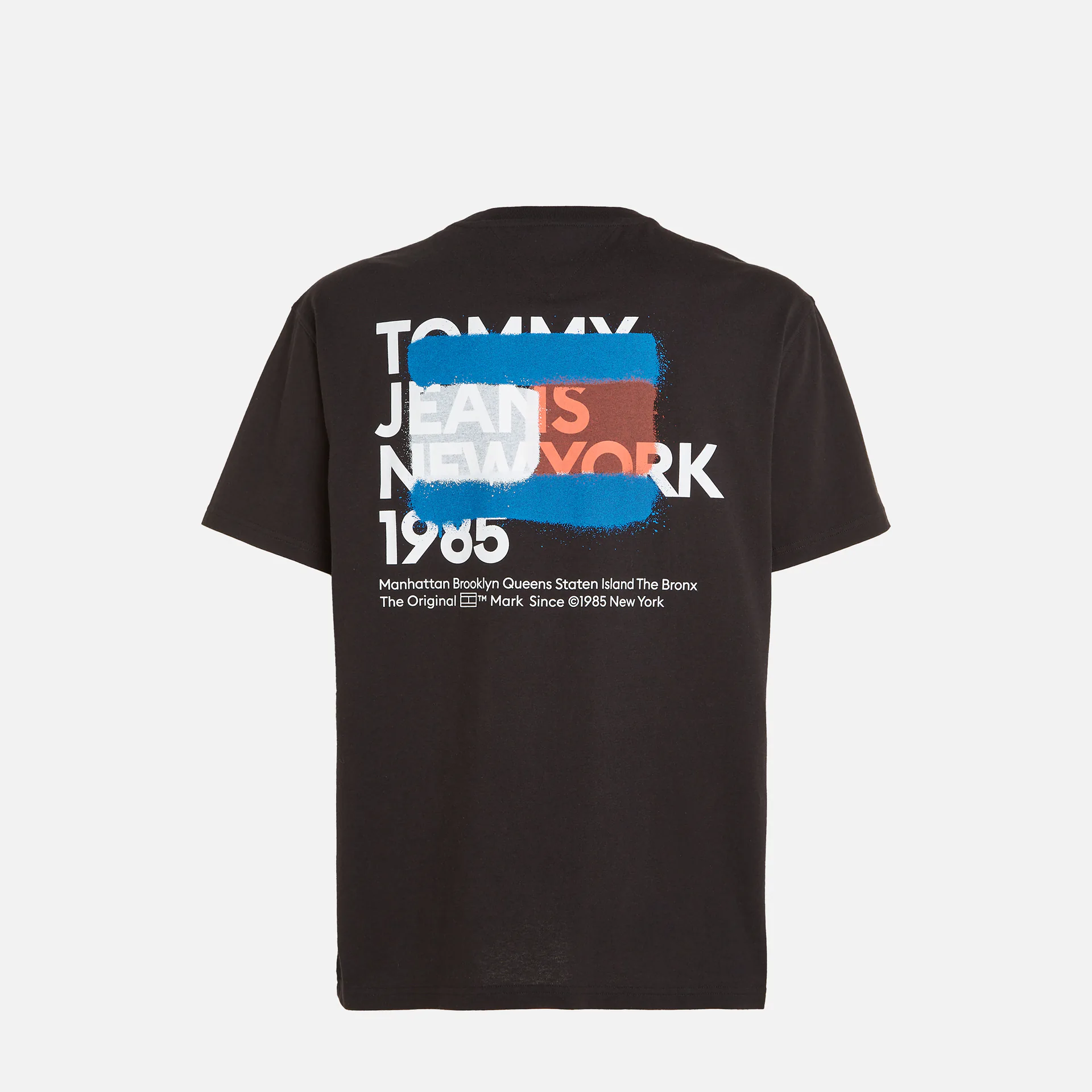Tommy Jeans Tommy NY Graffiti Flag T-Shirt Black
