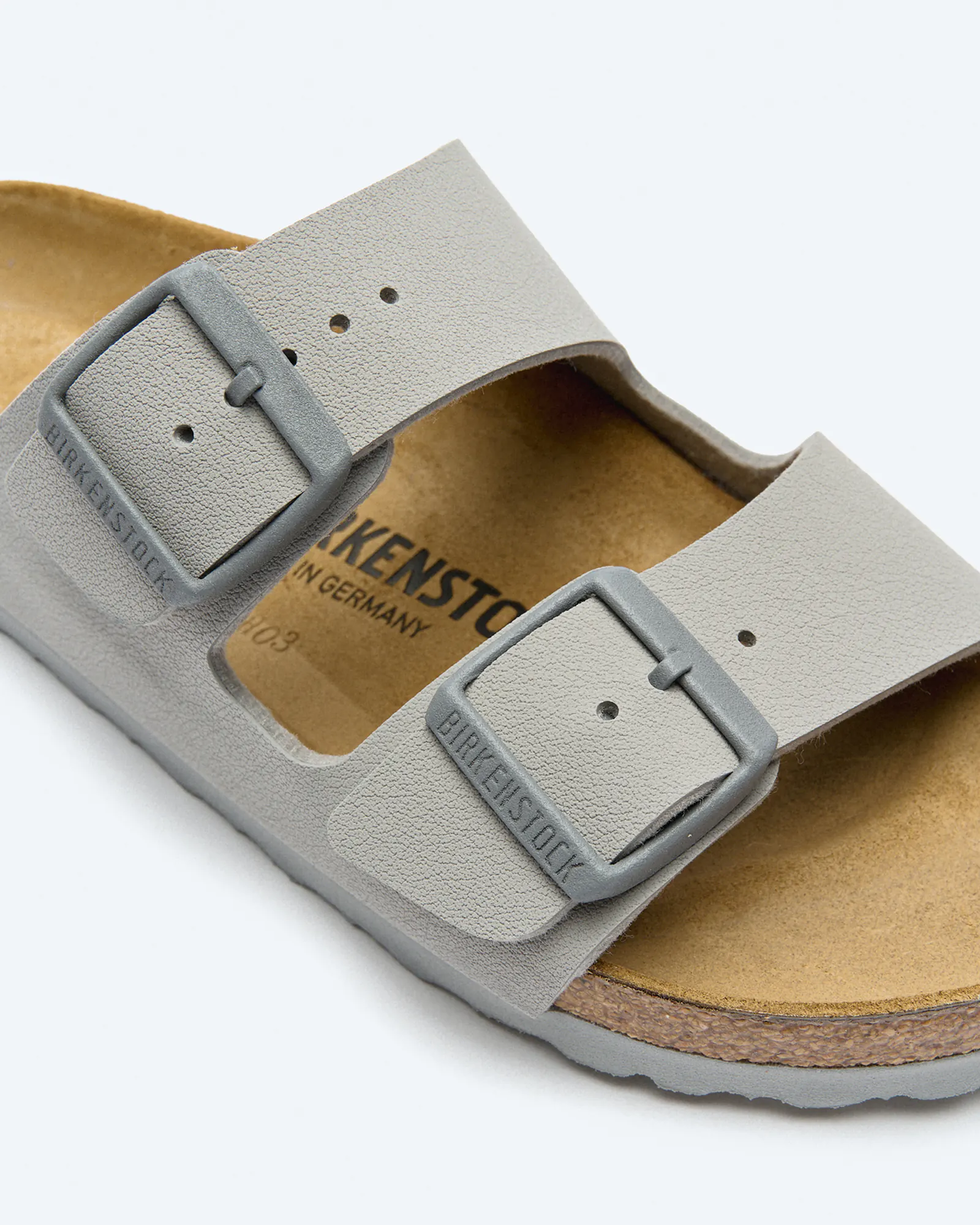 Birkenstock Arizona Narrow Birko Flor Sandals Stone Coin