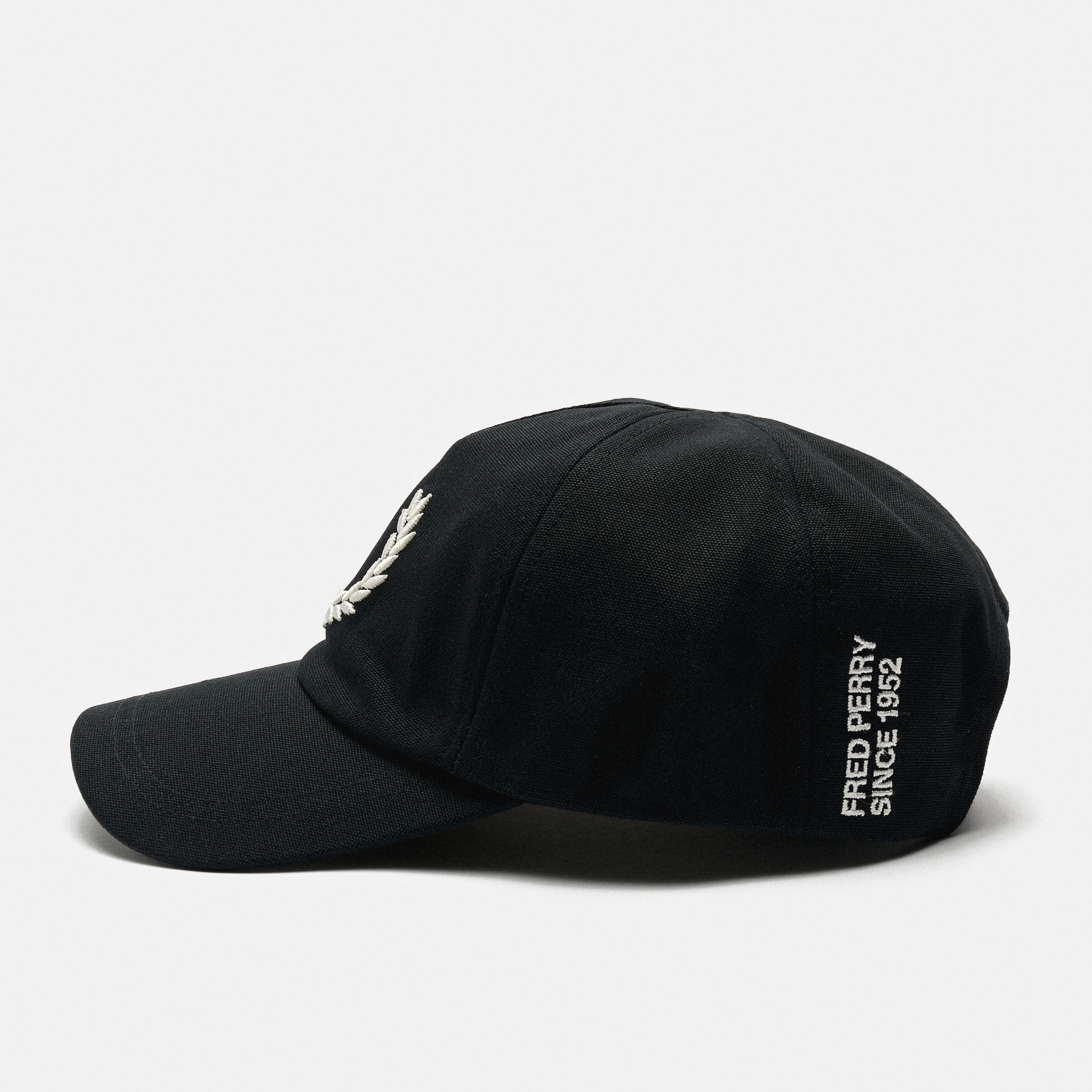 Fred Perry Bold Branding Canvas Cap Black/Snow White