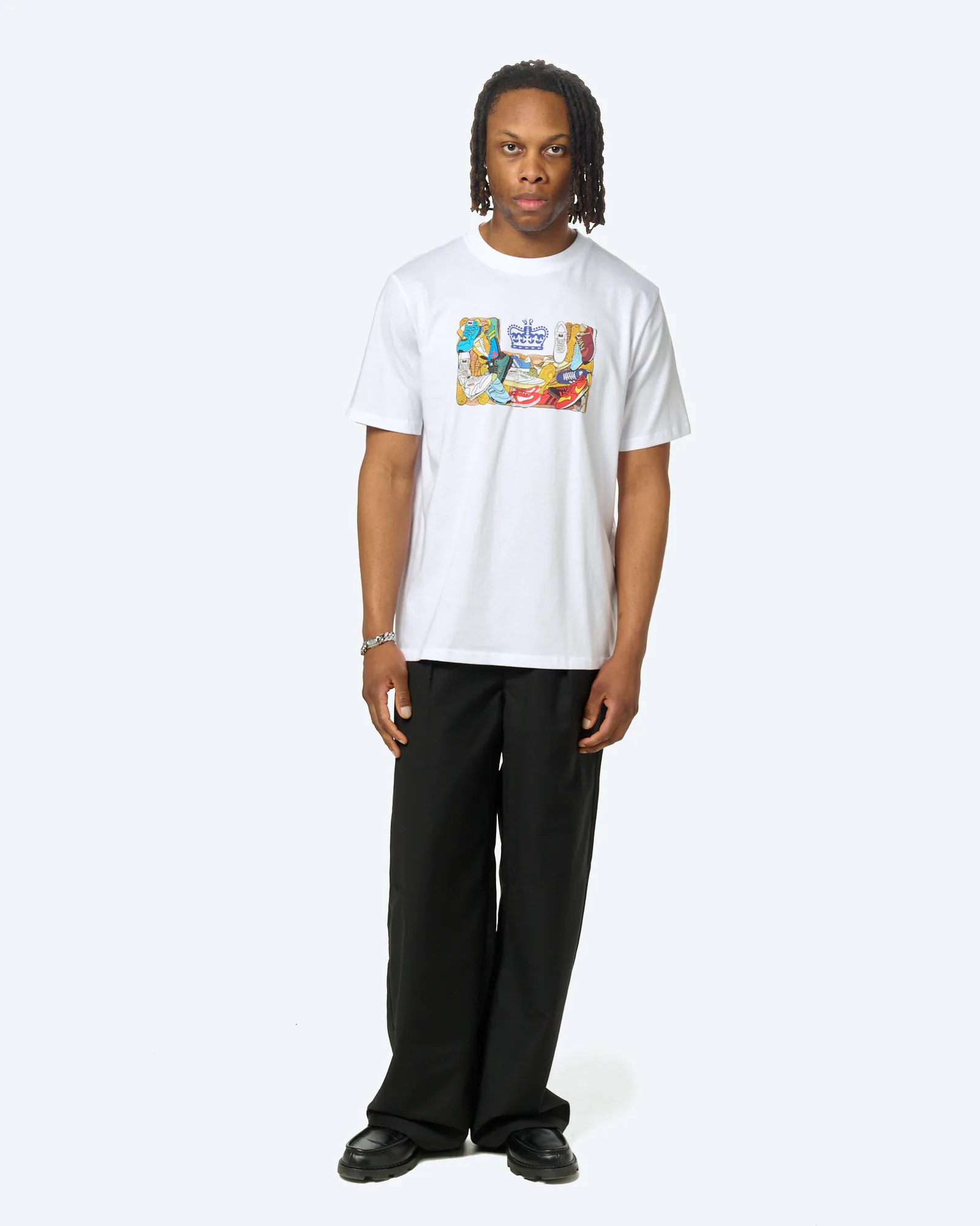 Weekend Offender D'arblay Graphic T-Shirt White