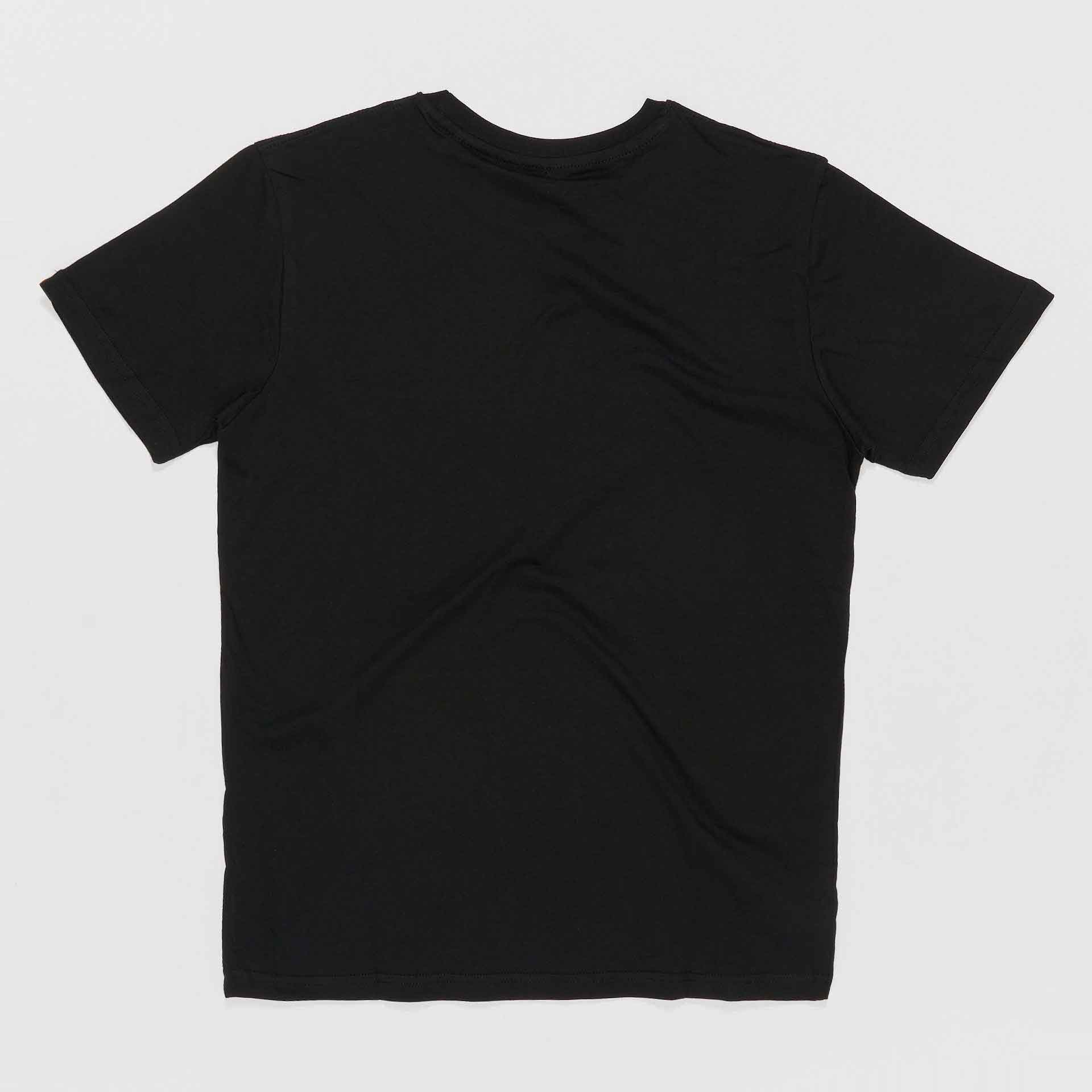 Alpha Industries Basic T-Shirt Neon Print Black/Neon Orange