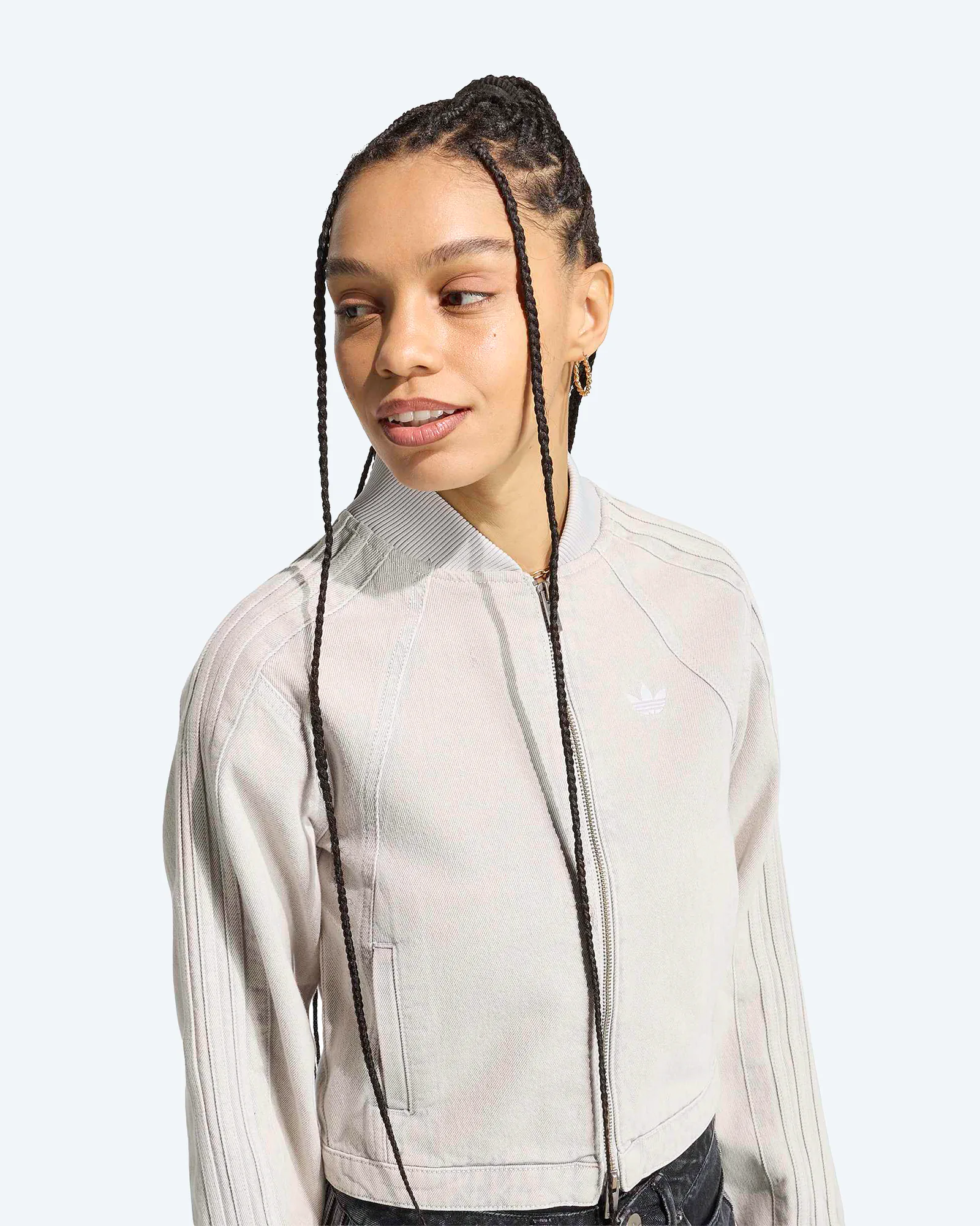SST 2.0 Denim Track Top Clear Grey Denim