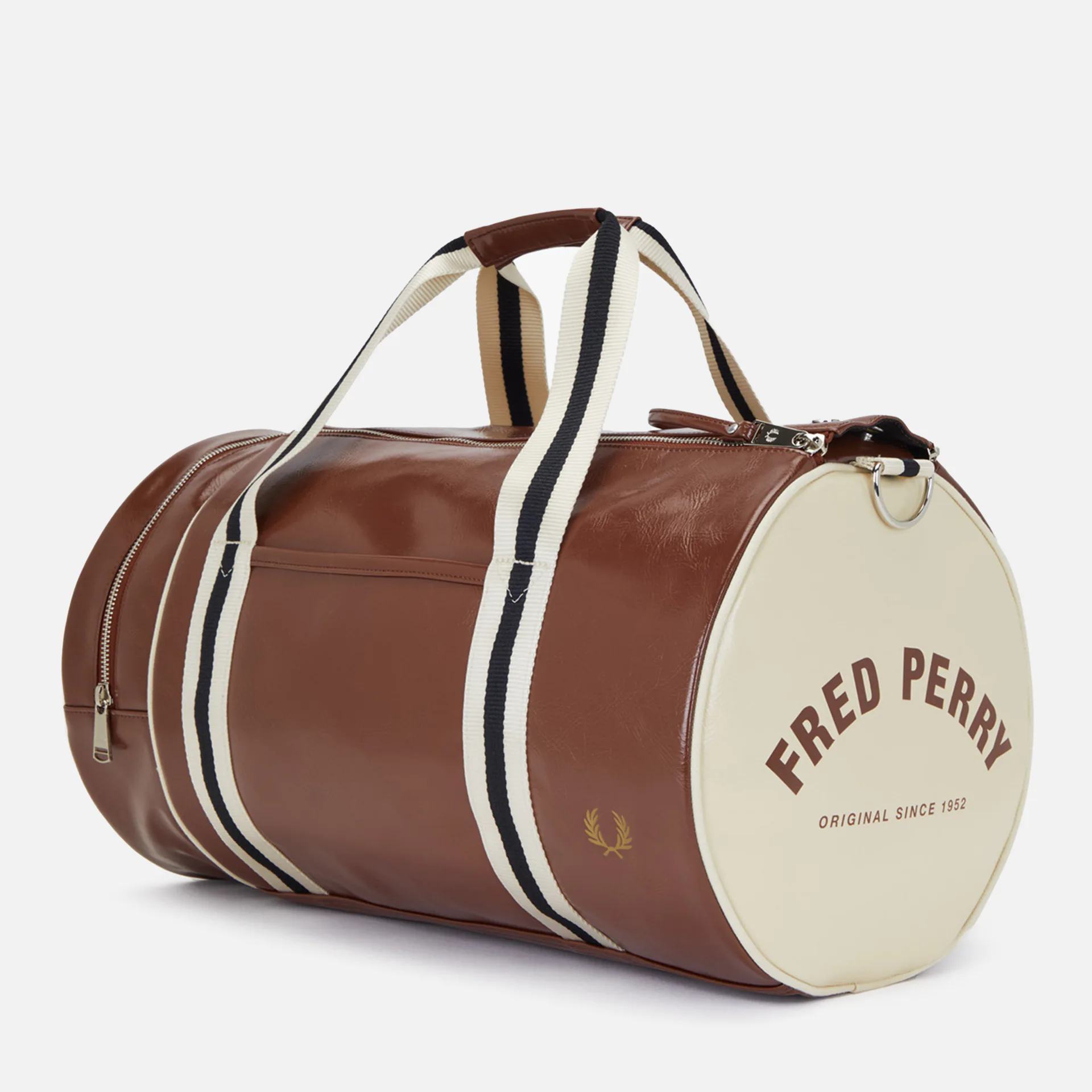 Fred Perry Classic Barrel Bag Whiskey Brown