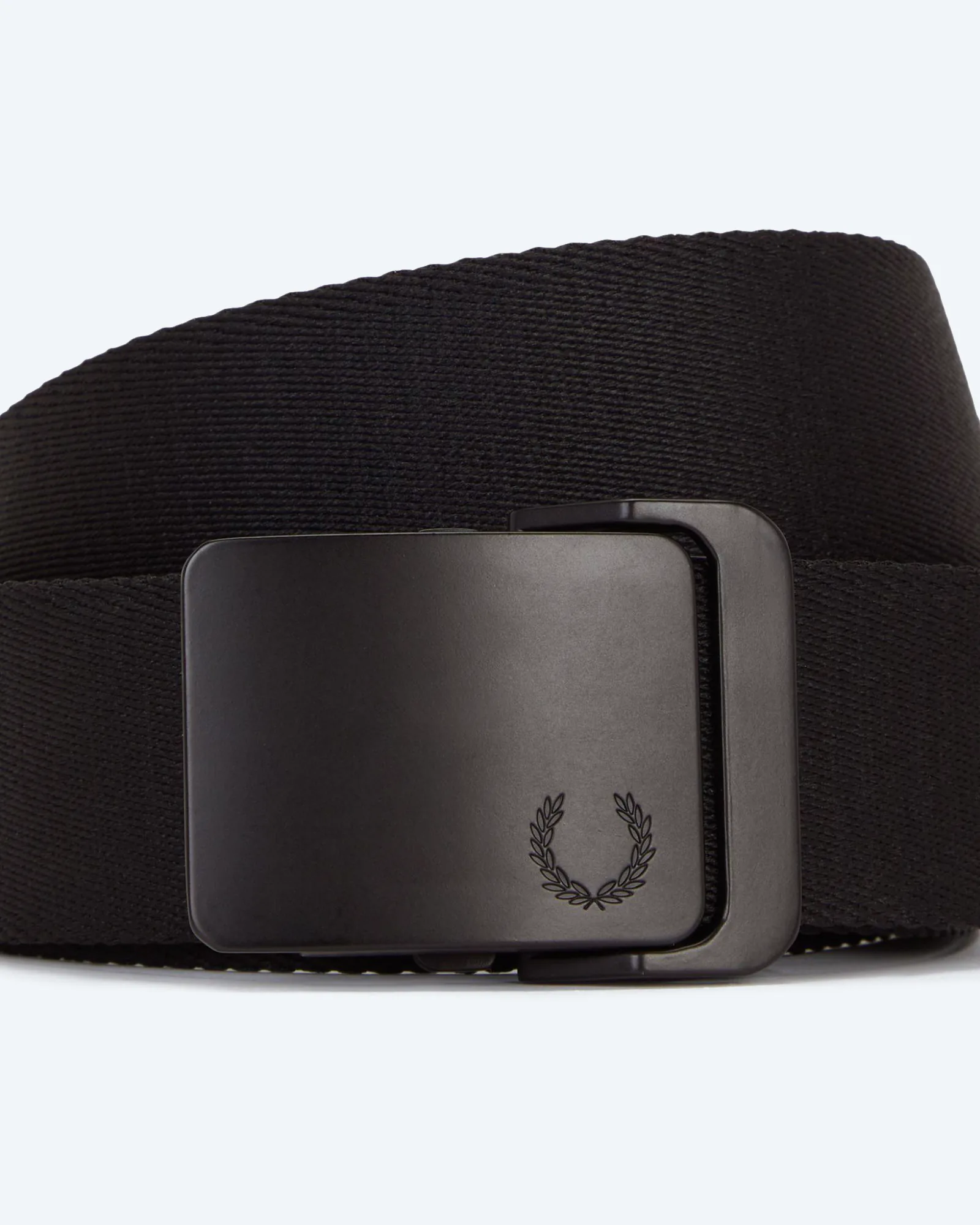 Plain Webbing Belt Black