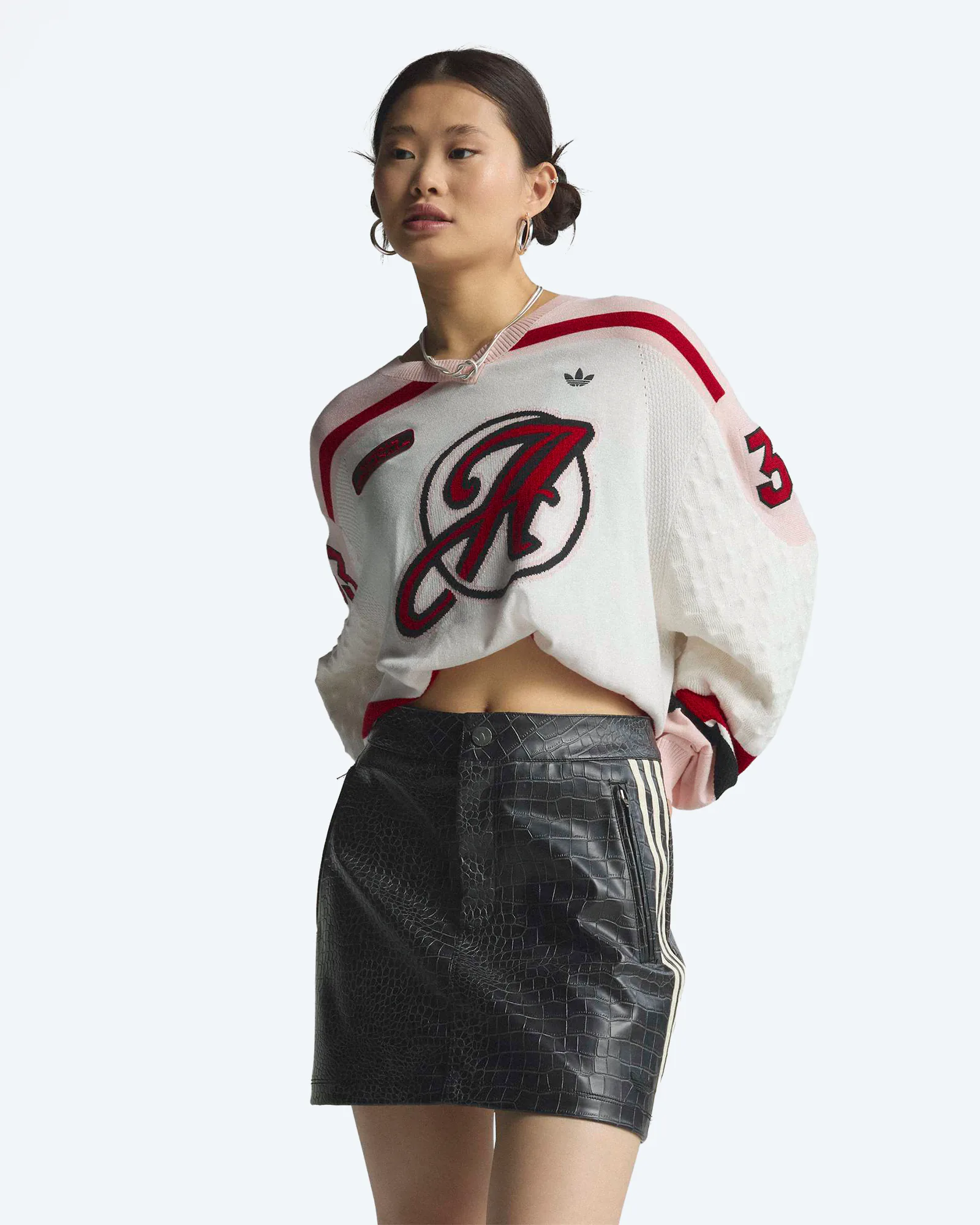 Pleather Mini Skirt Black