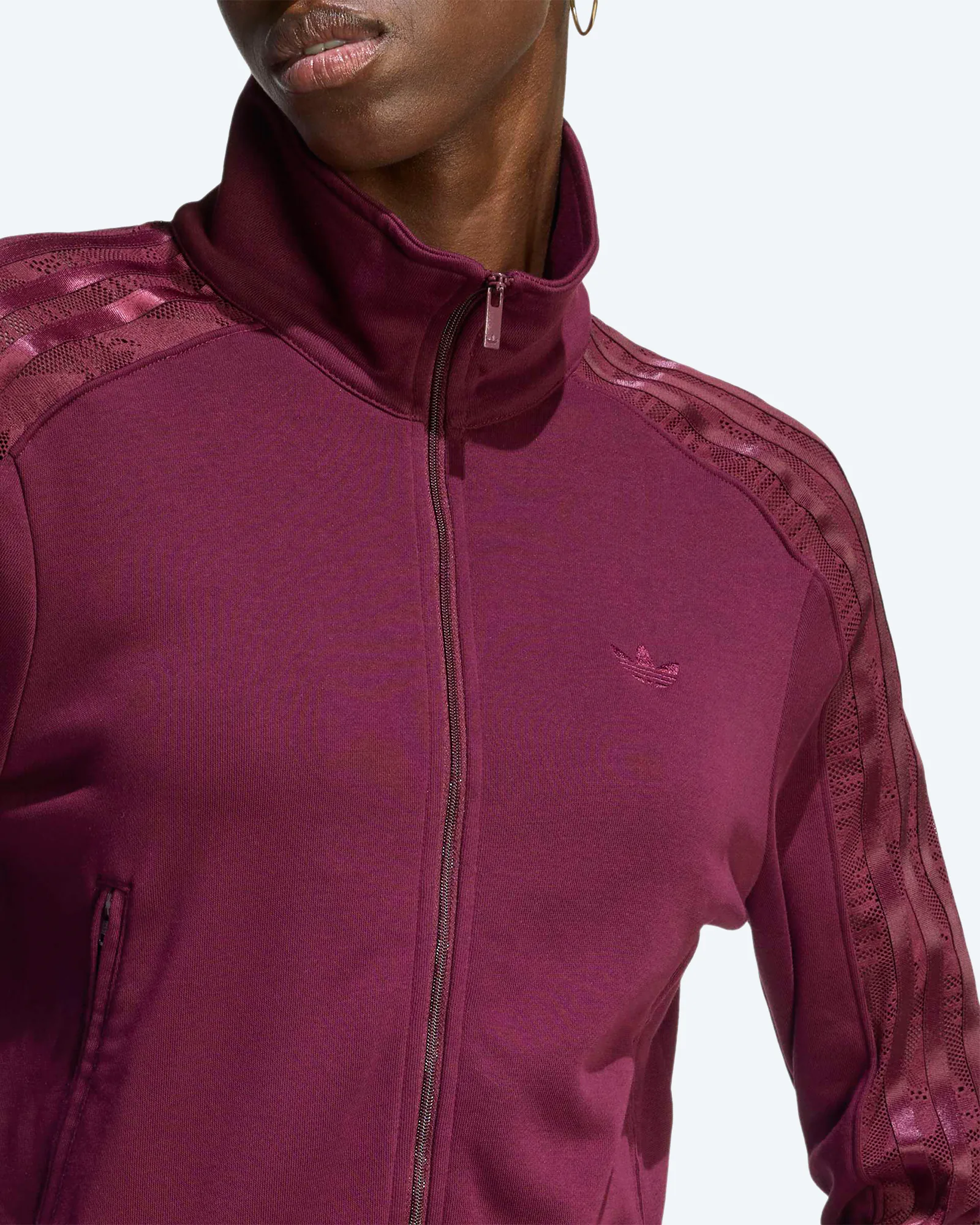 Firebird Lace Tracktop Maroon