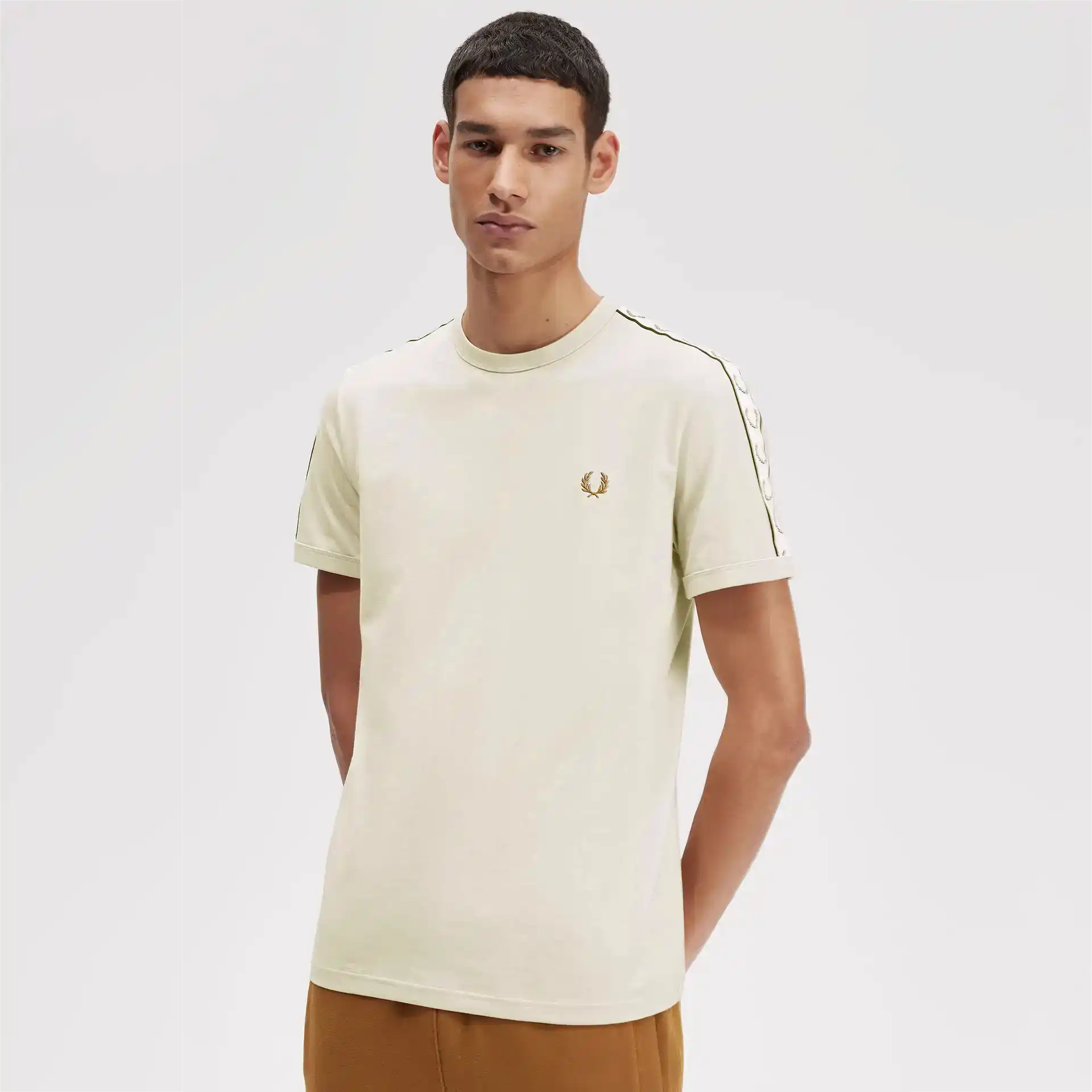 Fred Perry Ringer T-Shirt Oatmeal