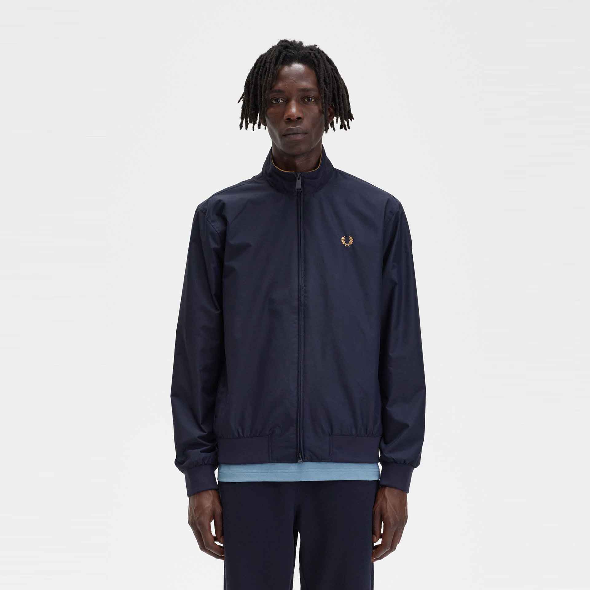 Fred Perry Brentham Jacket Navy