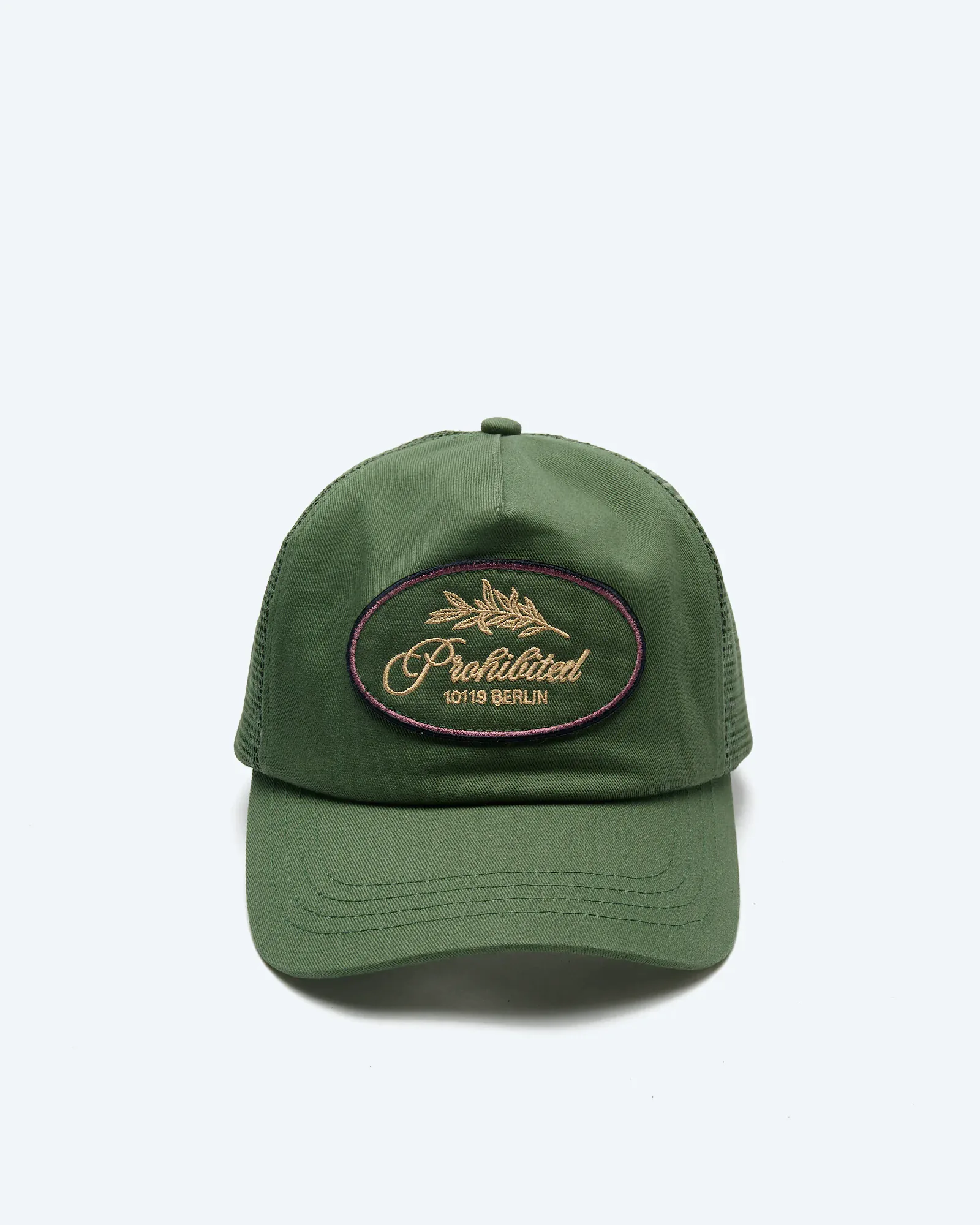 Prohibited Leaf Trucker Cap Green