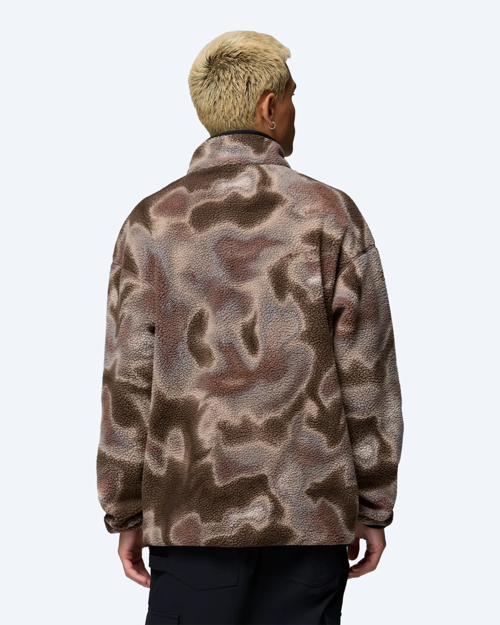 Helvetia™ II Printed Half Snap Fleece Iron Dyeflow