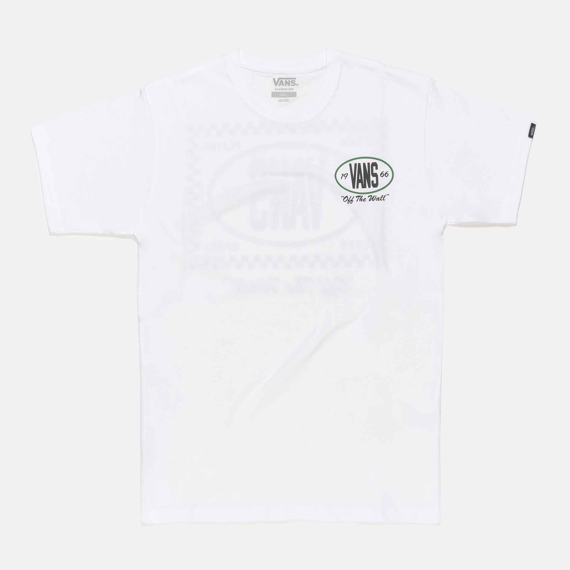 Vans Team Player Checkerboard T-Shirt White