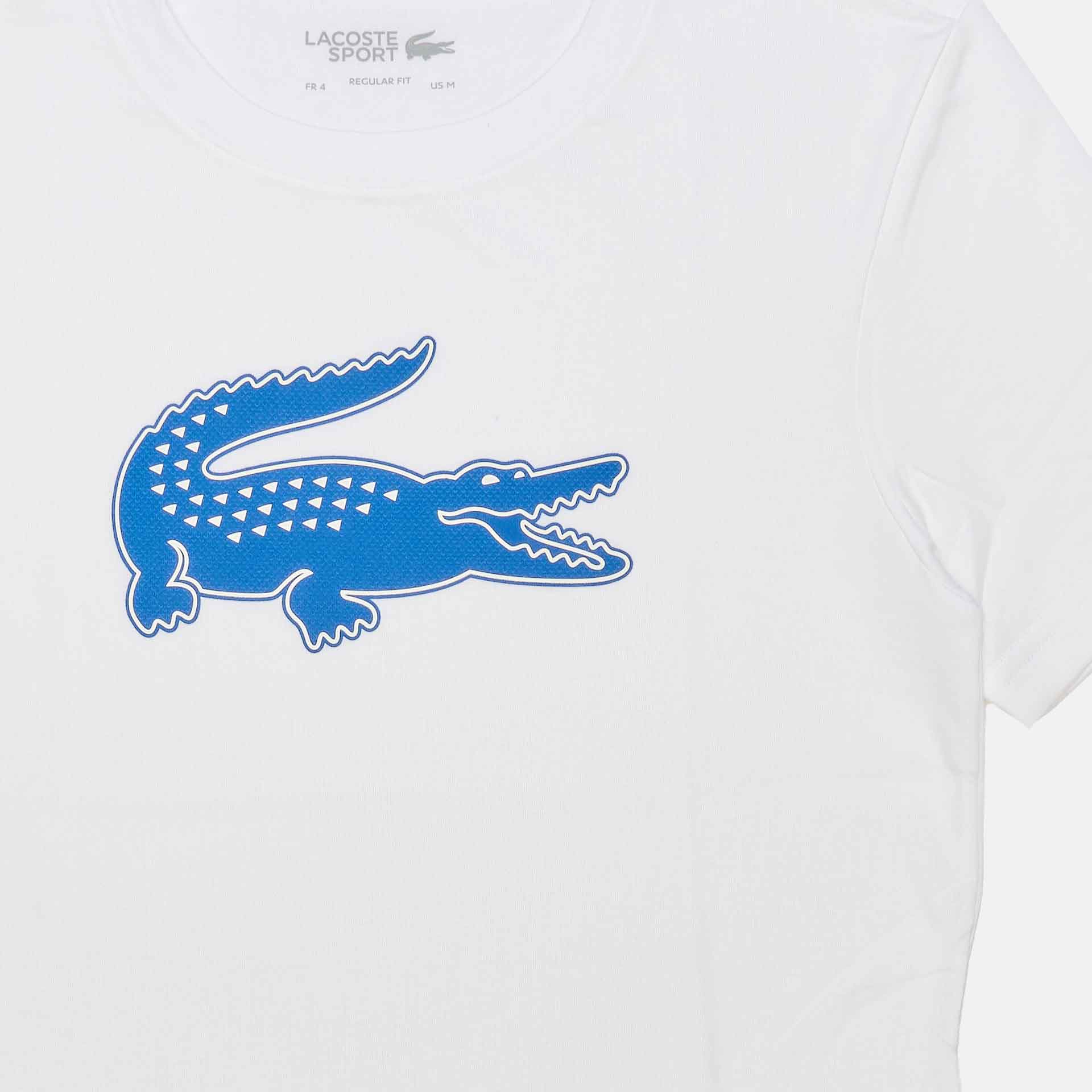 Lacoste 3D Croco T-Shirt White/Kingdom