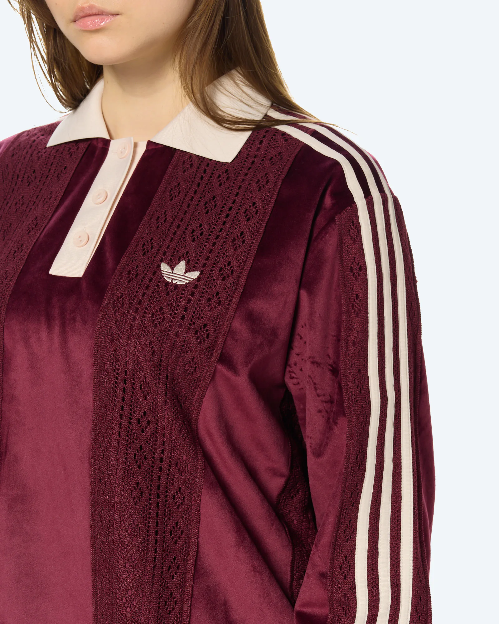 adidas Winterised Longsleeve Jersey Maroon