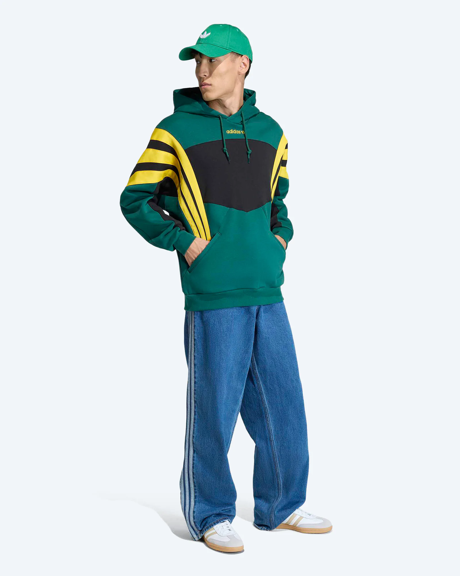 adidas Originals Santiago HD Hoodie Collegiate Green