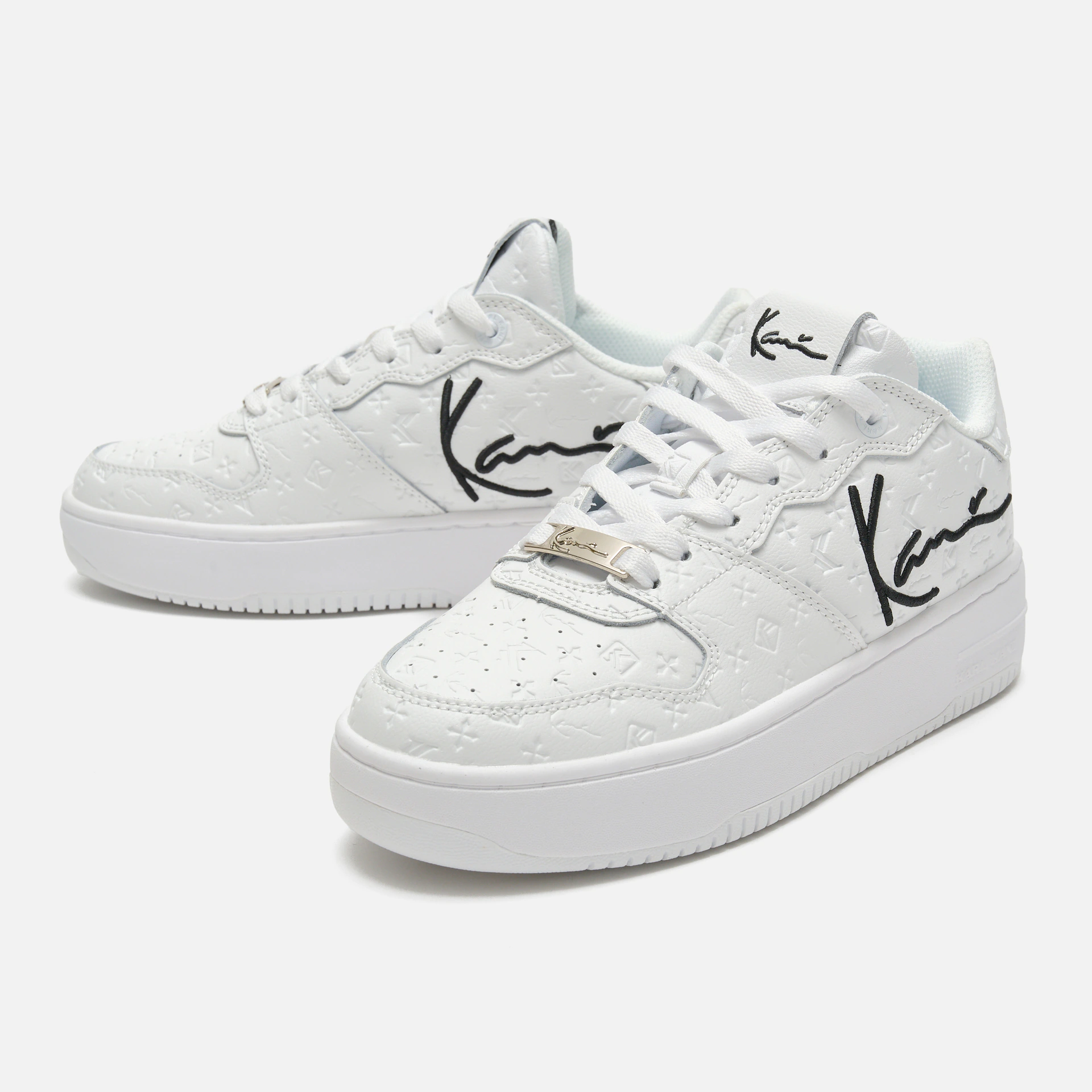 Karl Kani 89 Up Logo Premium Sneakers White/Black