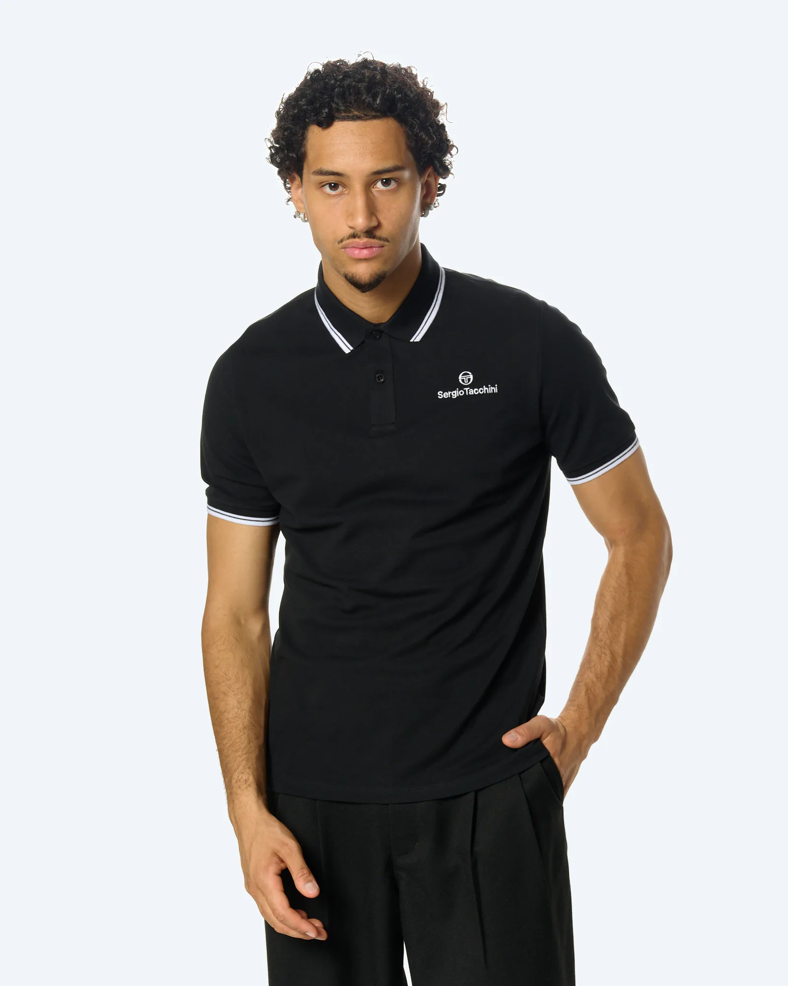 Reed 025 Co Polo Black/White