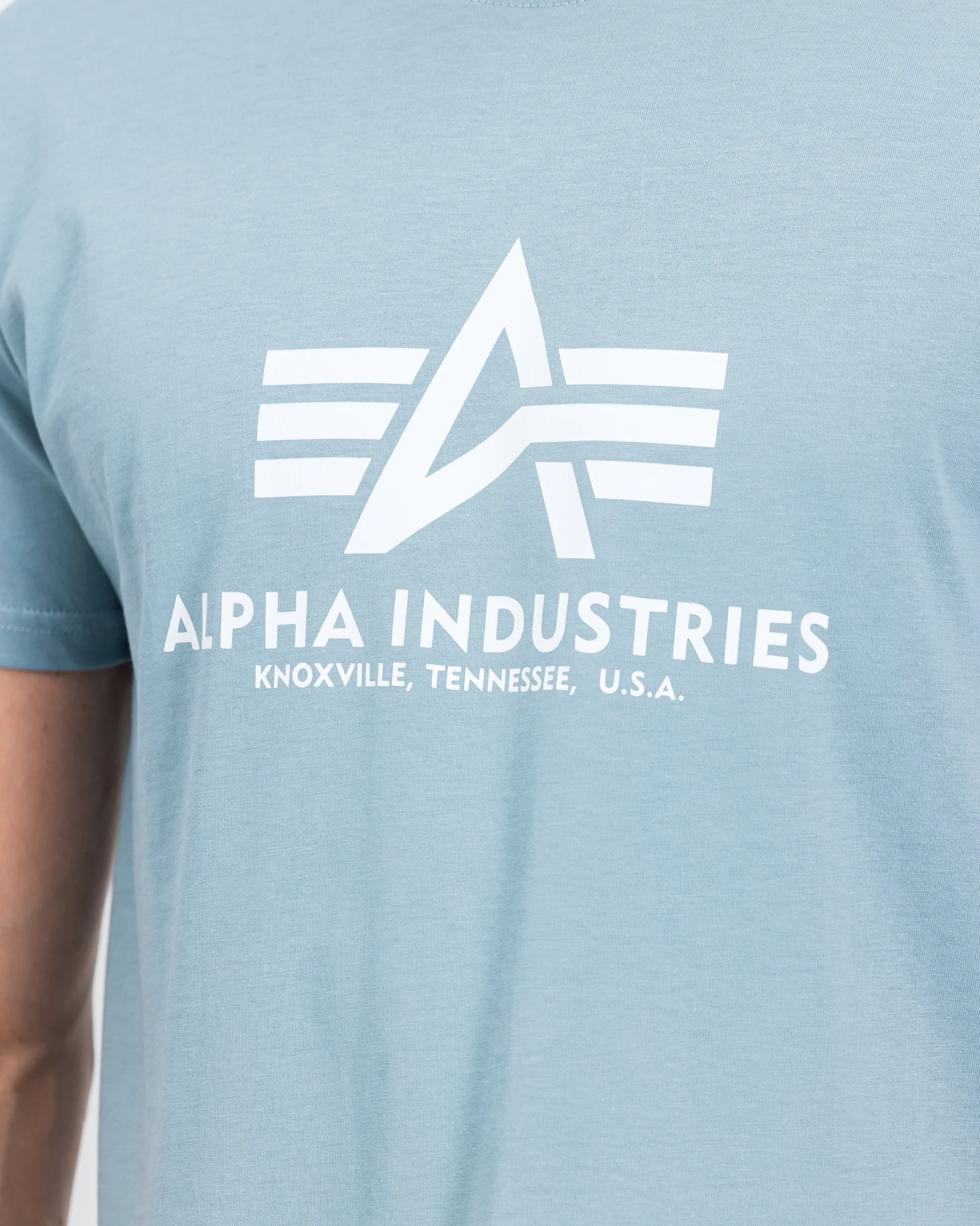 Basic T-Shirt Grey/Blue