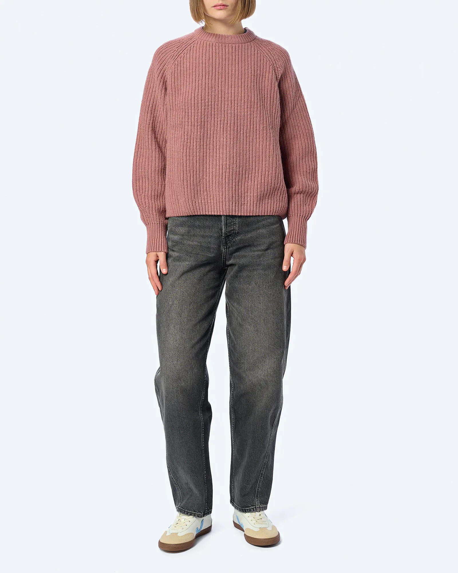 ARMEDANGELS KAAGI Knit Sweatshirt Light Berry ARMEDANGELS KAAGI Knit Sweatshirt Light Berry
