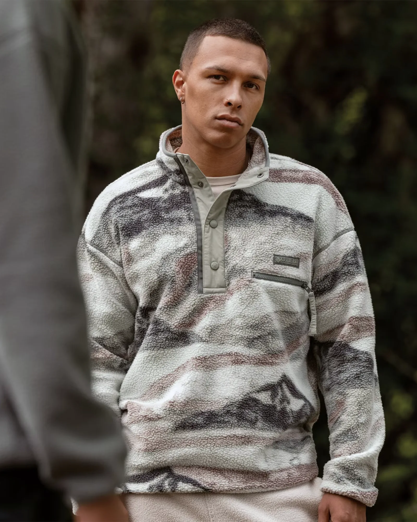Helvetia™ II Printed Half Snap Fleece Sedona Sage Sum