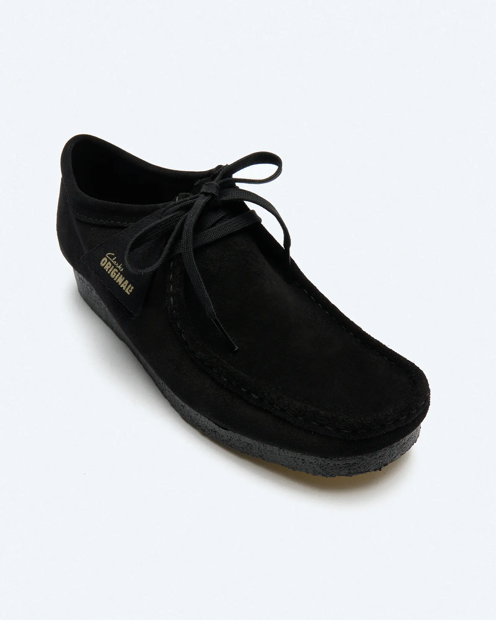 Clarks Men's Wallabee Suede Shoes Black