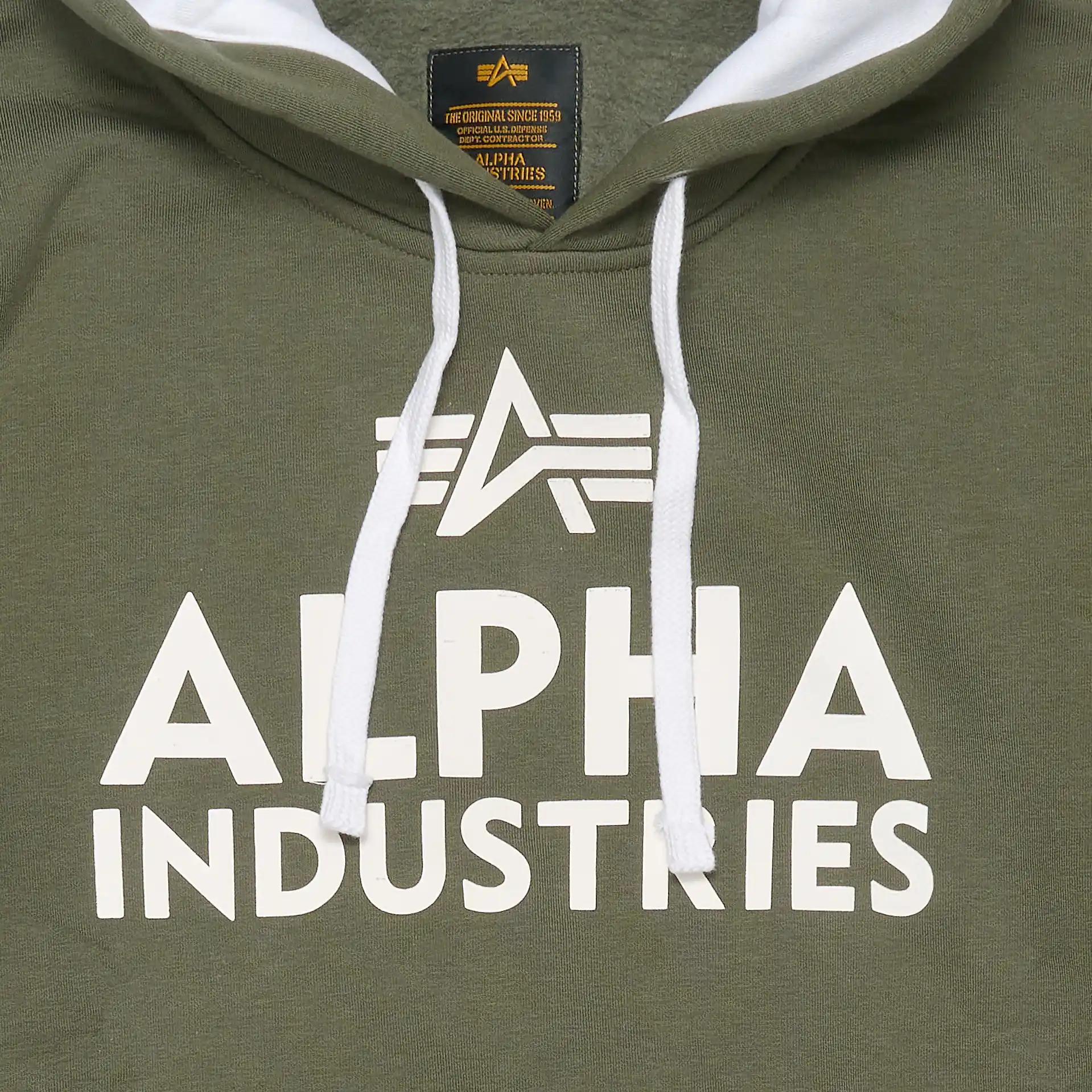 Alpha Industries Foam Print Hoody Olive