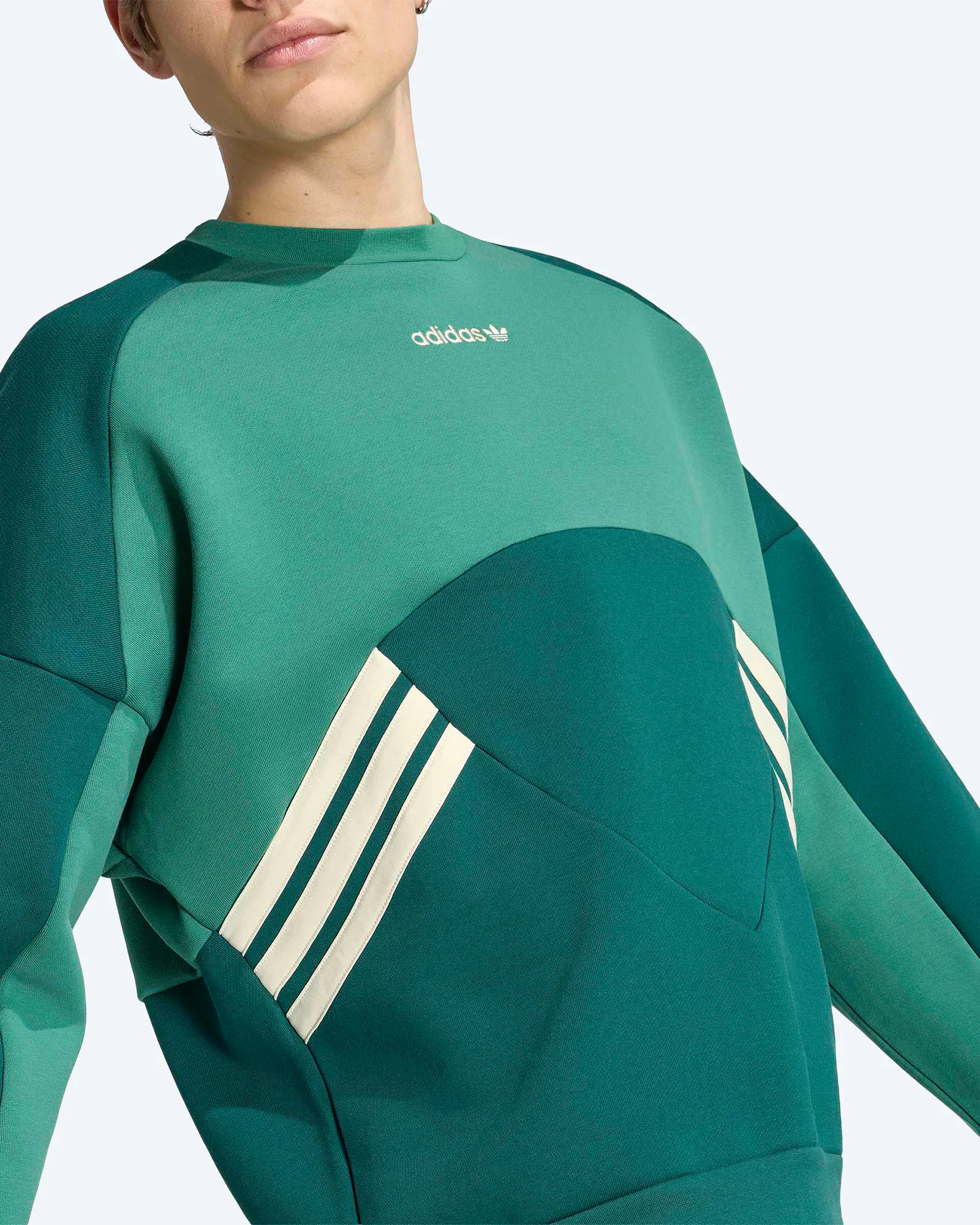 Cutline Crewneck Sweatshirt Collegiate Green