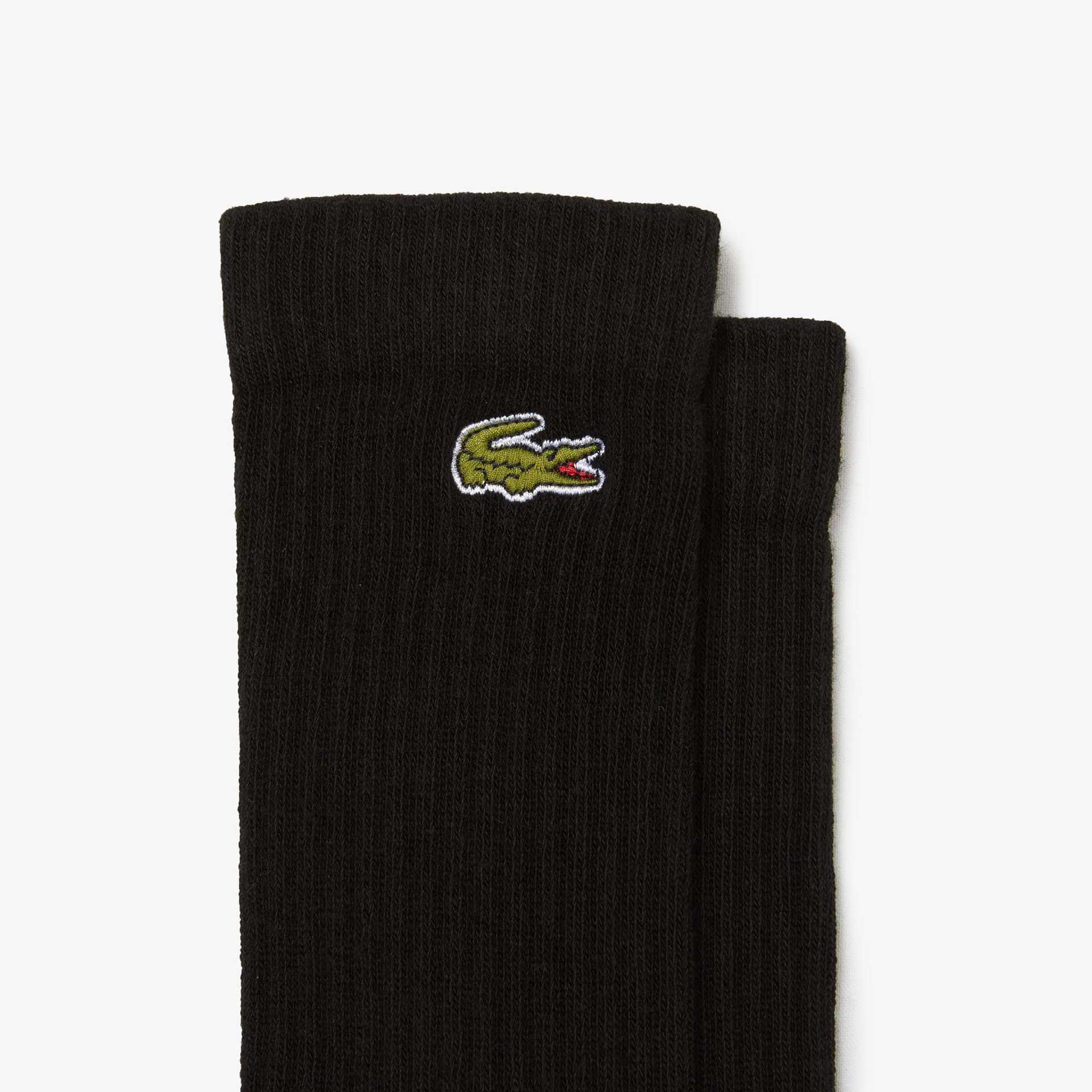 Lacoste Crew Socks Black/Black/Black
