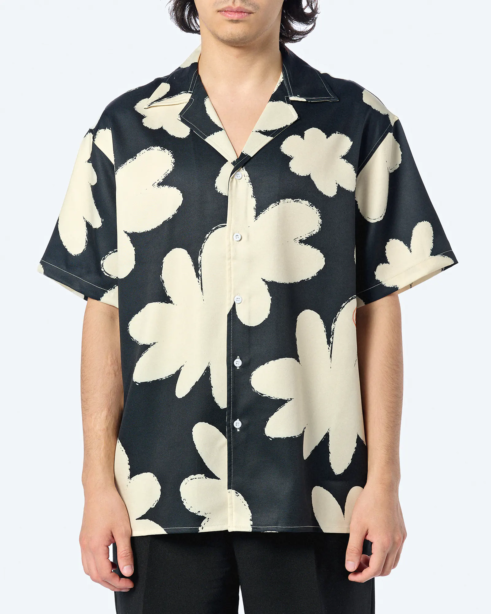 Another Cotton ACL Flower Shirt Black Another Cotton ACL Flower Shirt Black